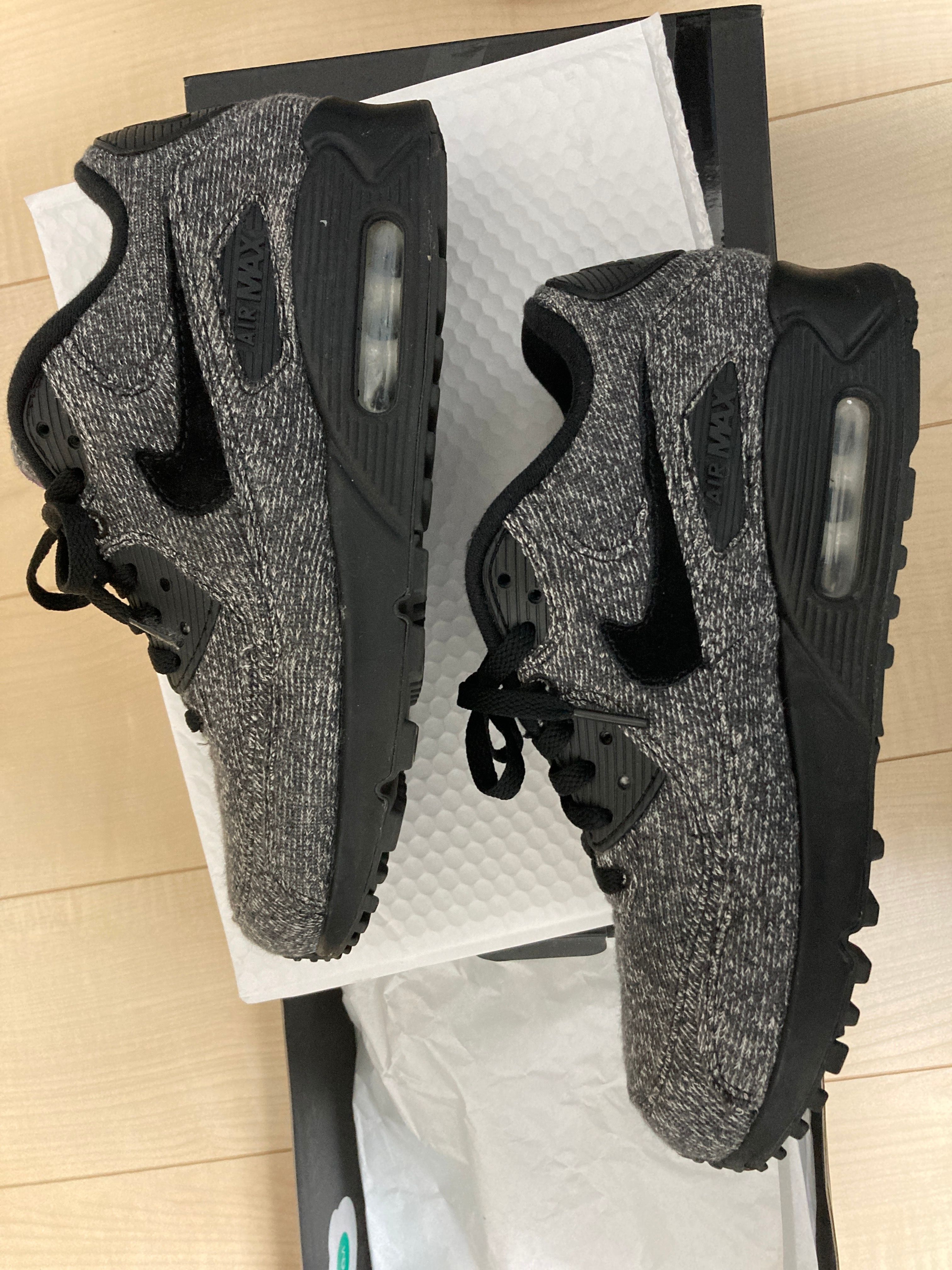 LOOPWHEELER × Nike Air Max 90 "Grey/Black"