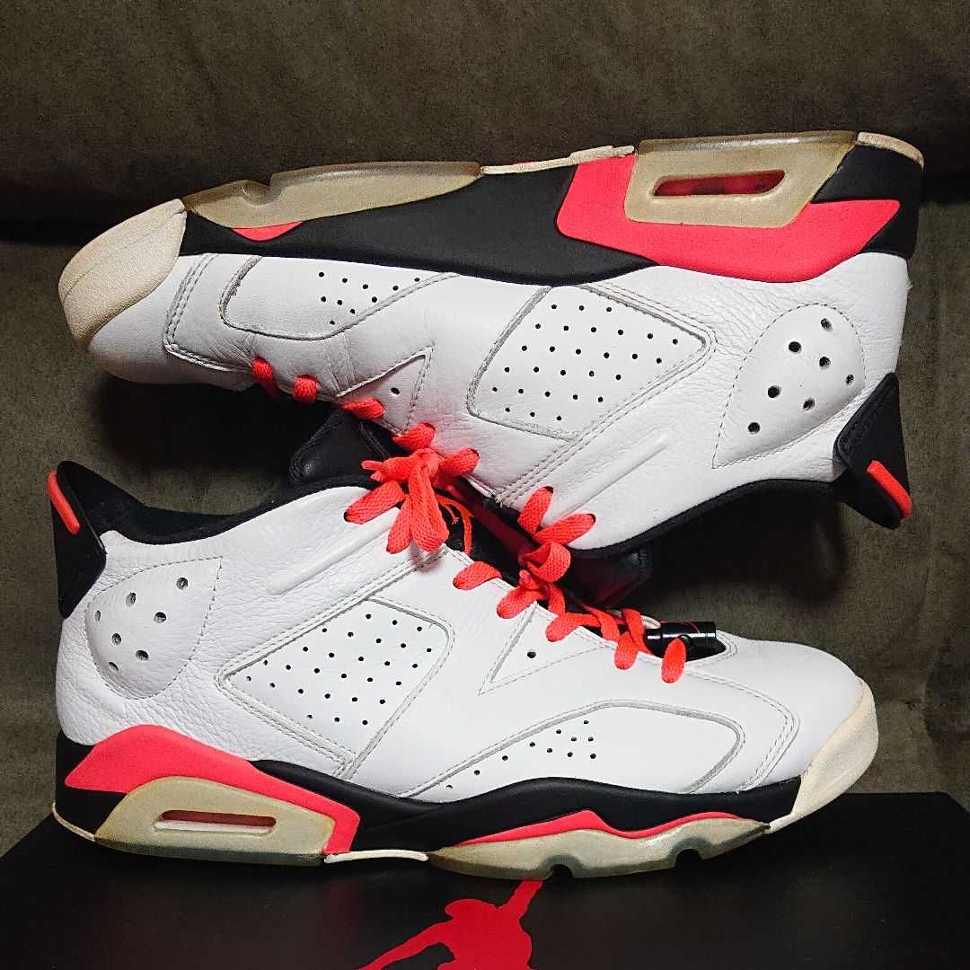 Nike Air Jordan 6 Low "Infrared/White"
