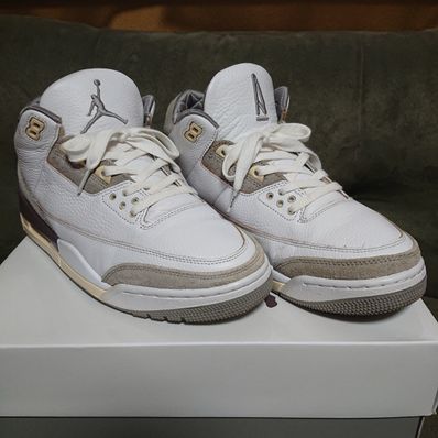 A Ma Maniere × Nike Women's Air Jordan 3 Retro SP "White/Medium Grey Violet Ore"