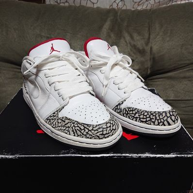 Nike Air Jordan 1 Phat Low "Cement Grey/Safari"