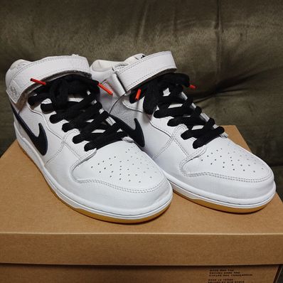 Nike SB Dunk Mid Orange Label "White"