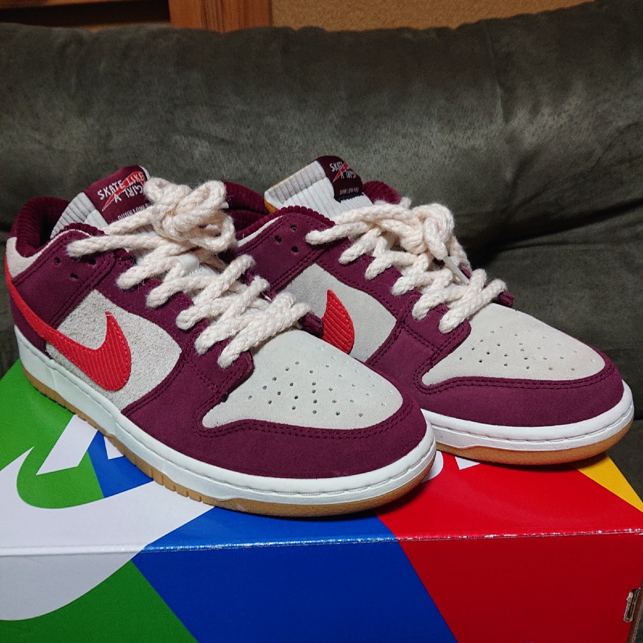 Skate Like a Girl × Nike SB Dunk Low Pro "Dark Beetroot"