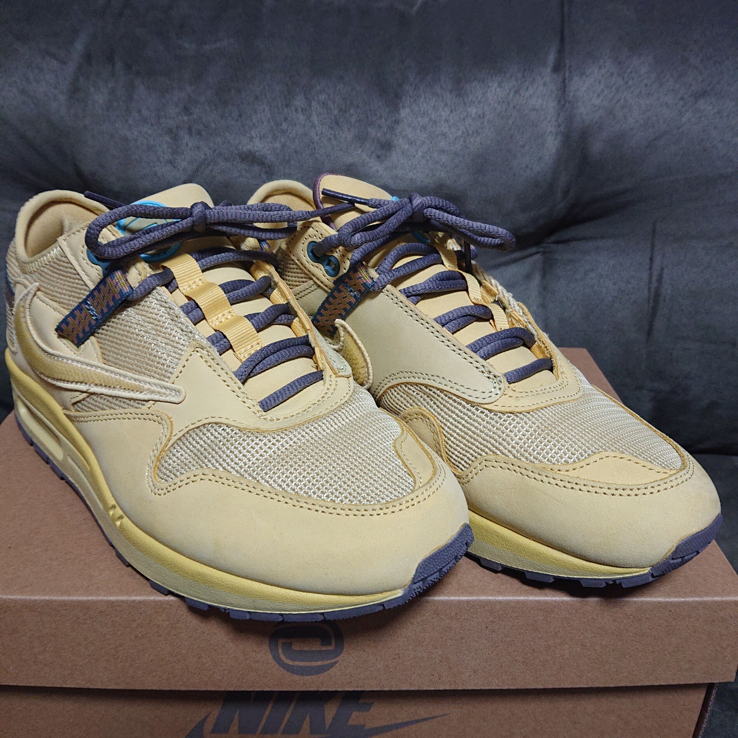 Travis Scott × Nike Air Max 1 "CACT.US Gold"