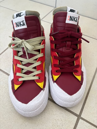 KAWS × sacai × Nike Blazer Low "Team Red"