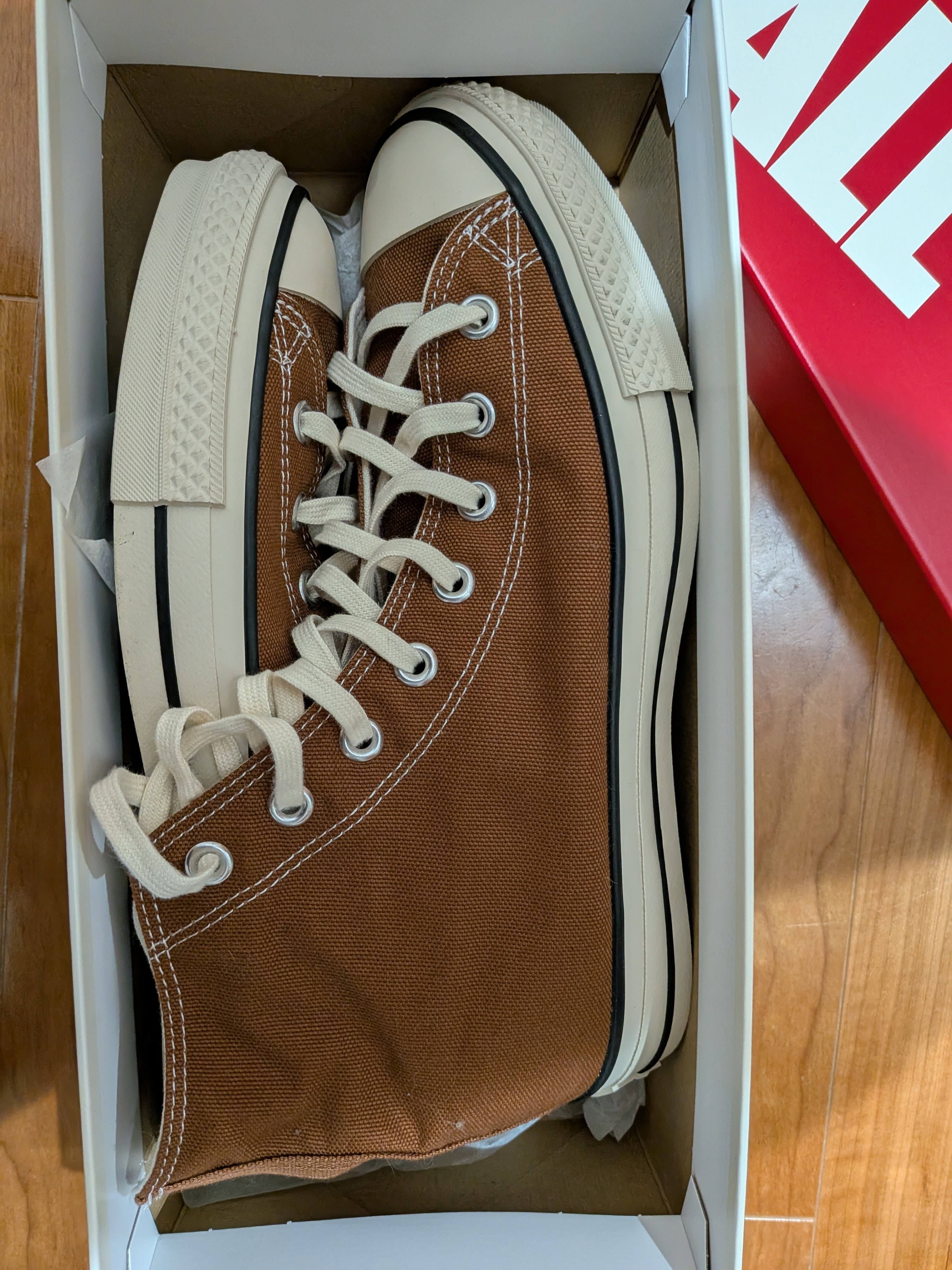 コンバース キャンバス オールスター J ハイ "サドルブラウン"