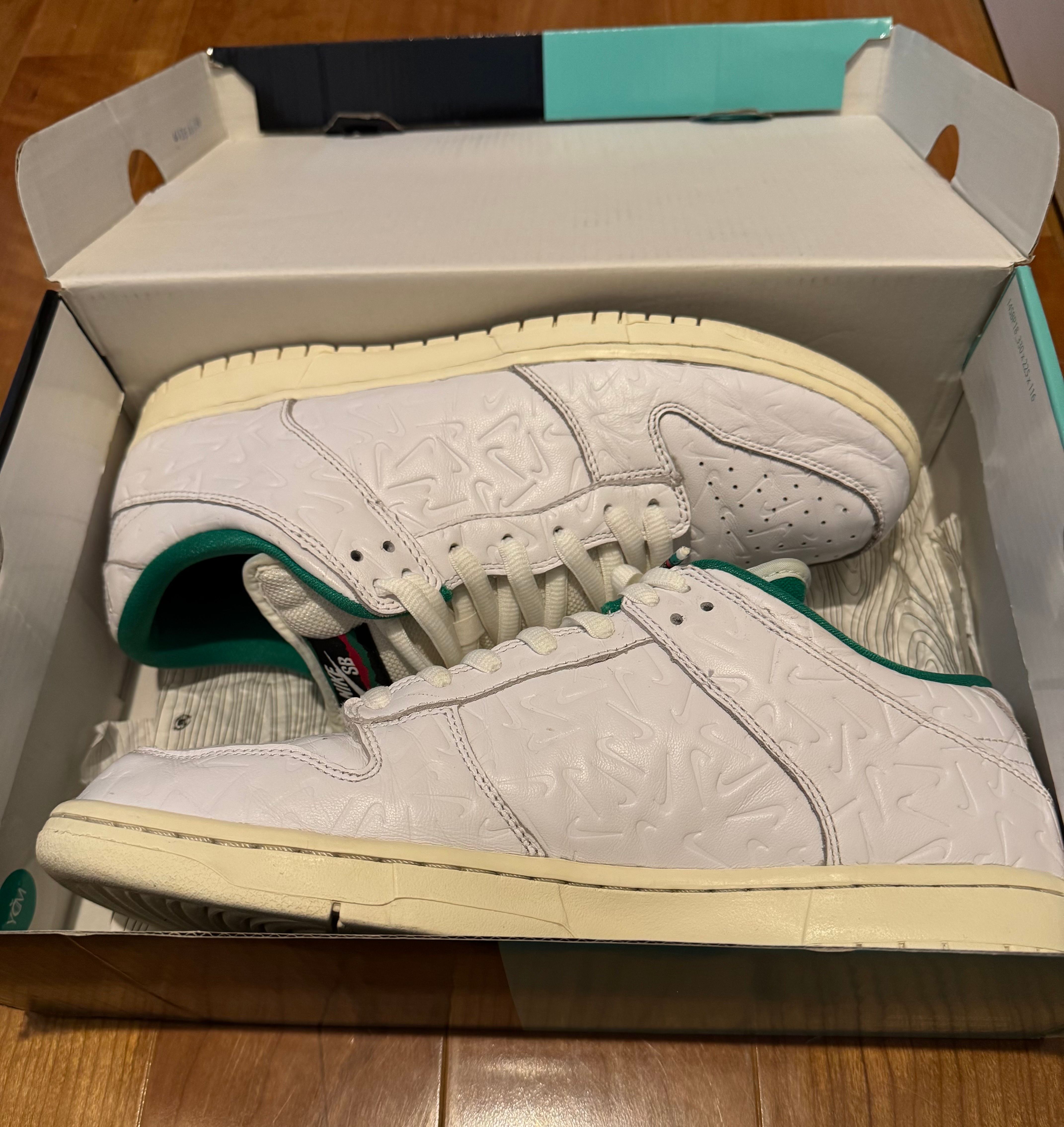 BEN-G × Nike SB Dunk Low "White/Green"