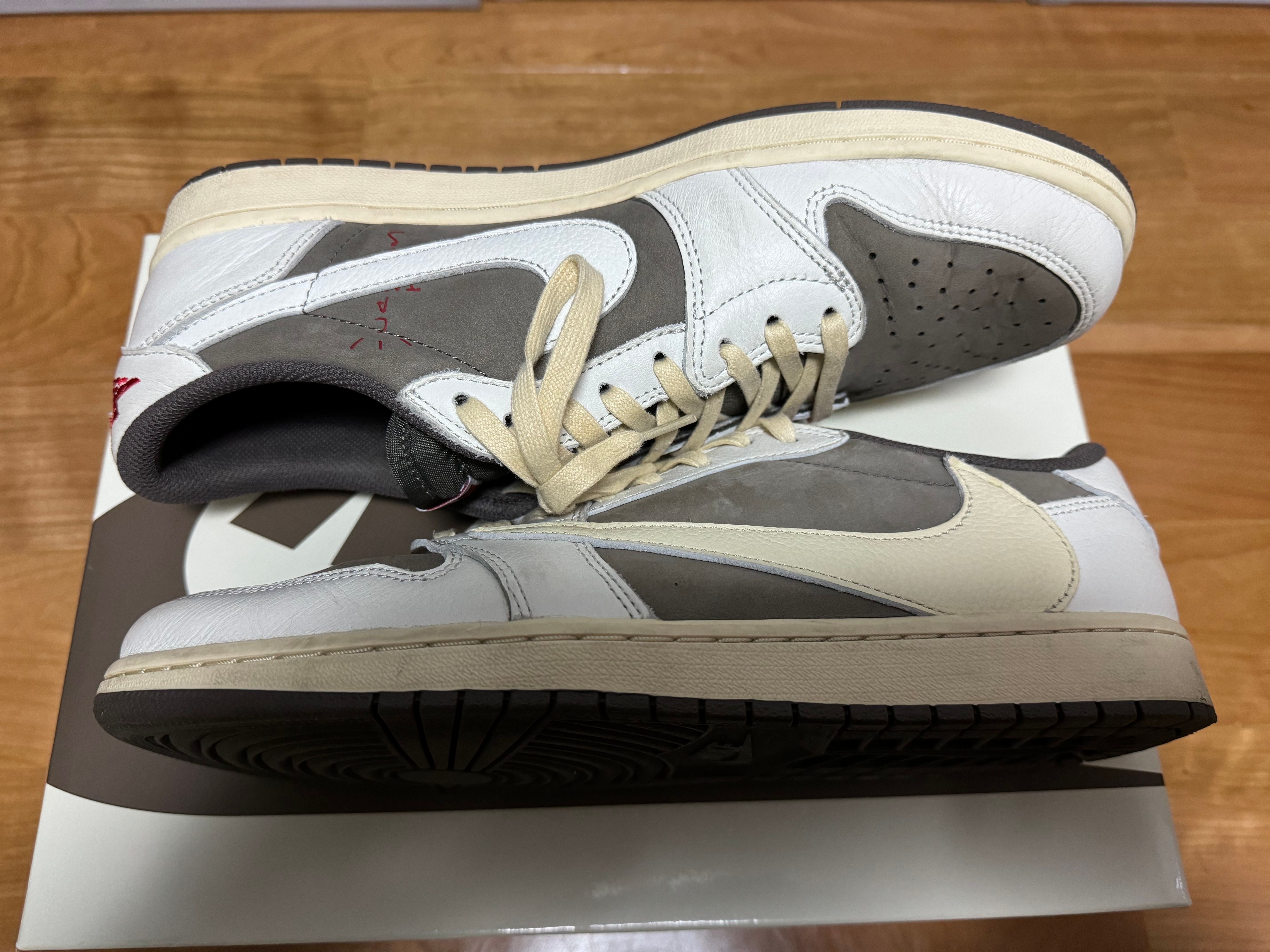 Travis Scott × Nike Air Jordan 1 Low OG SP "Reverse Mocha/Sail and Ridgerock"
