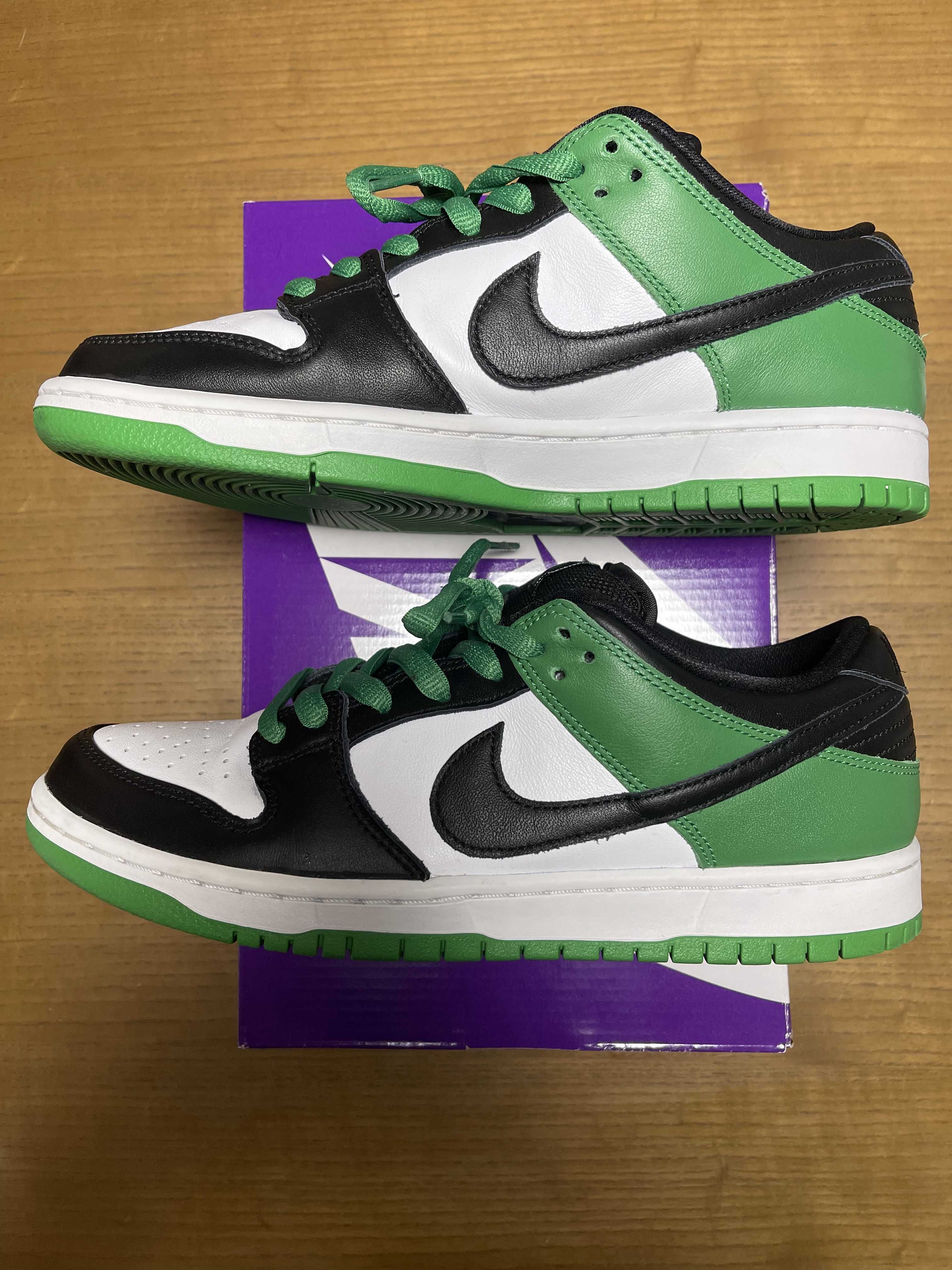 Nike SB Dunk Low Pro "Black and Classic Green"