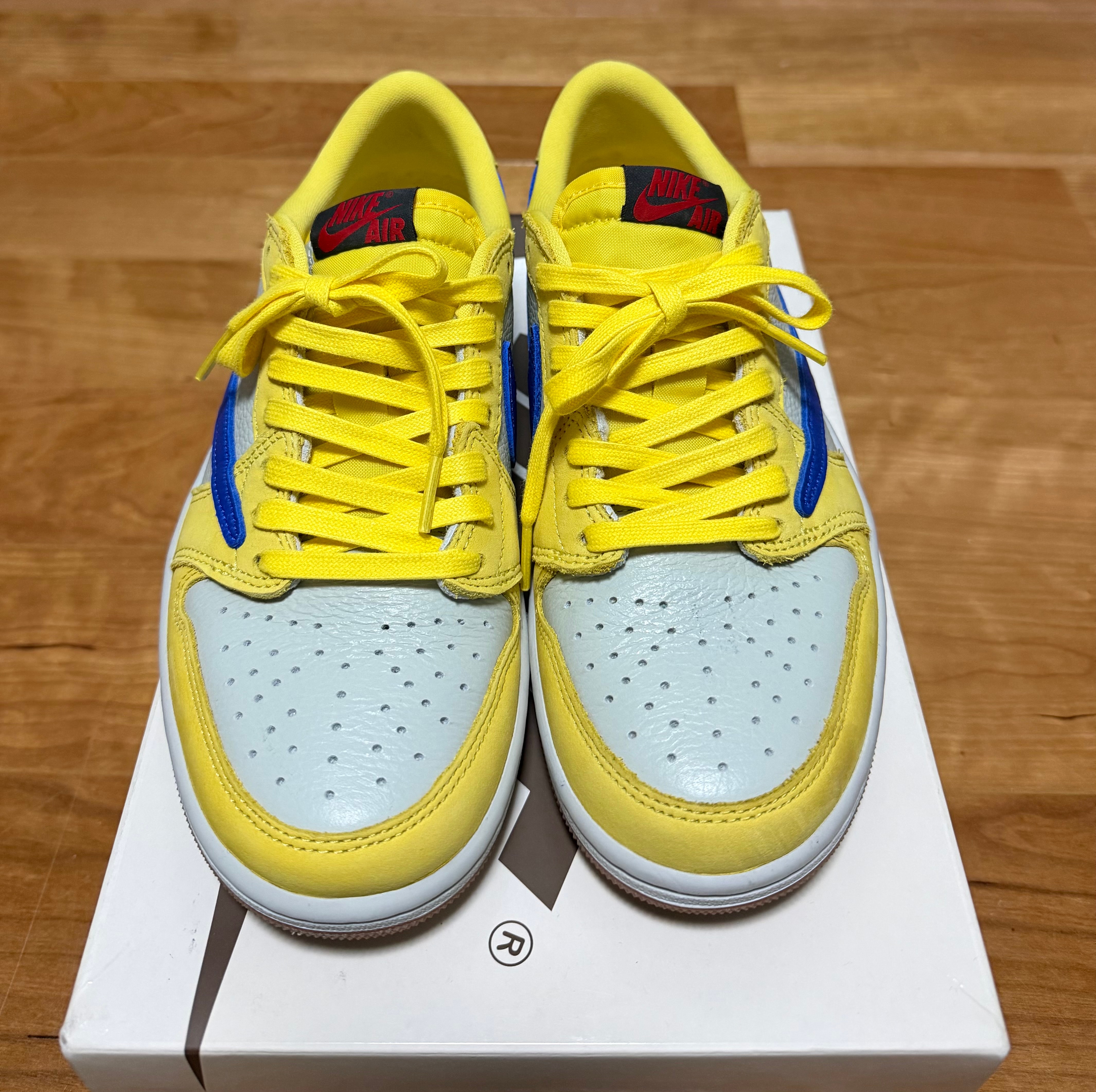 Travis Scott × Nike Women's Air Jordan 1 Retro Low OG "Canary"