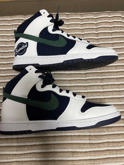Nike Dunk High EMB "College Navy"