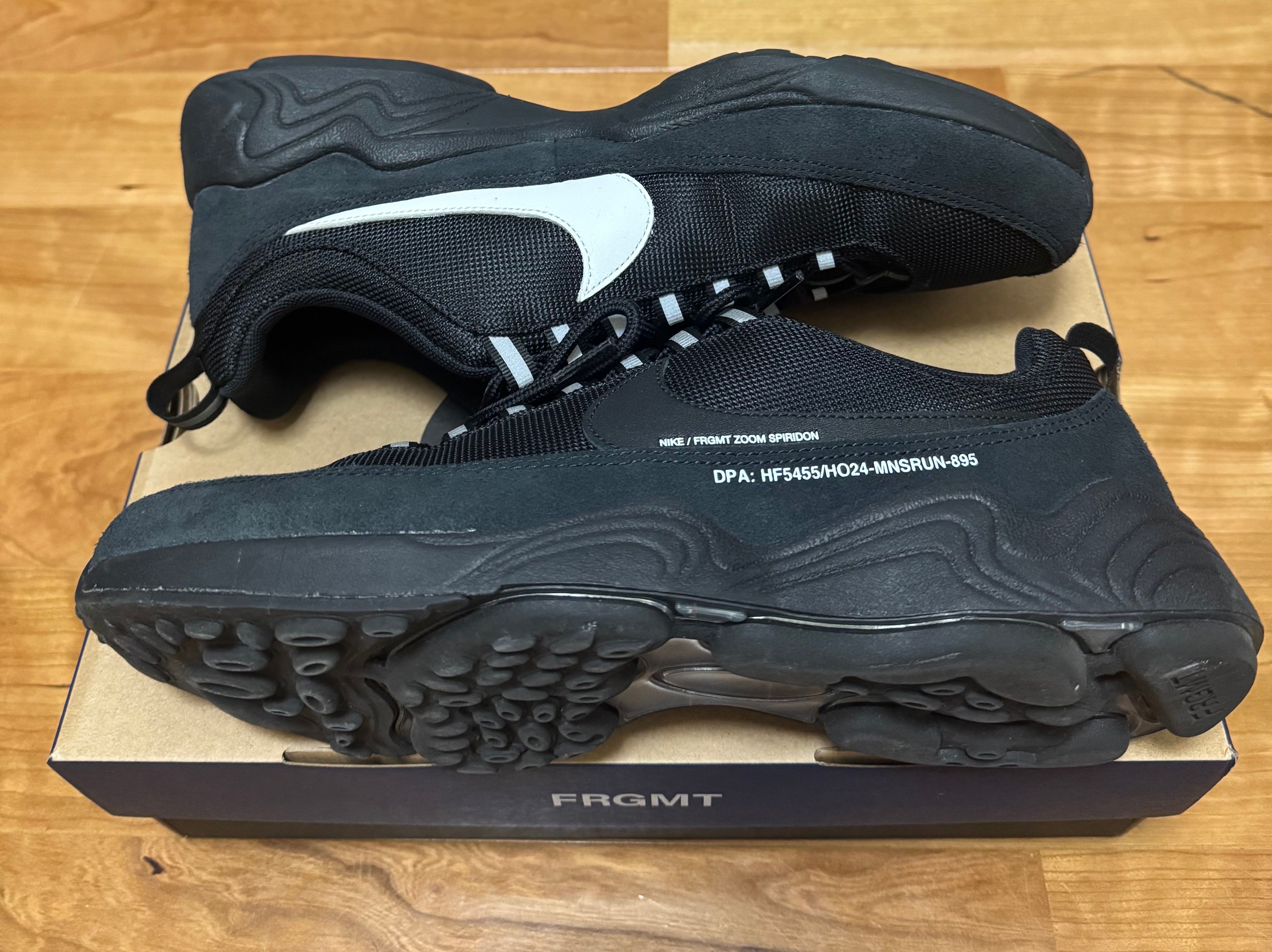 Fragment × Nike Air Zoom Spiridon SP "Black"