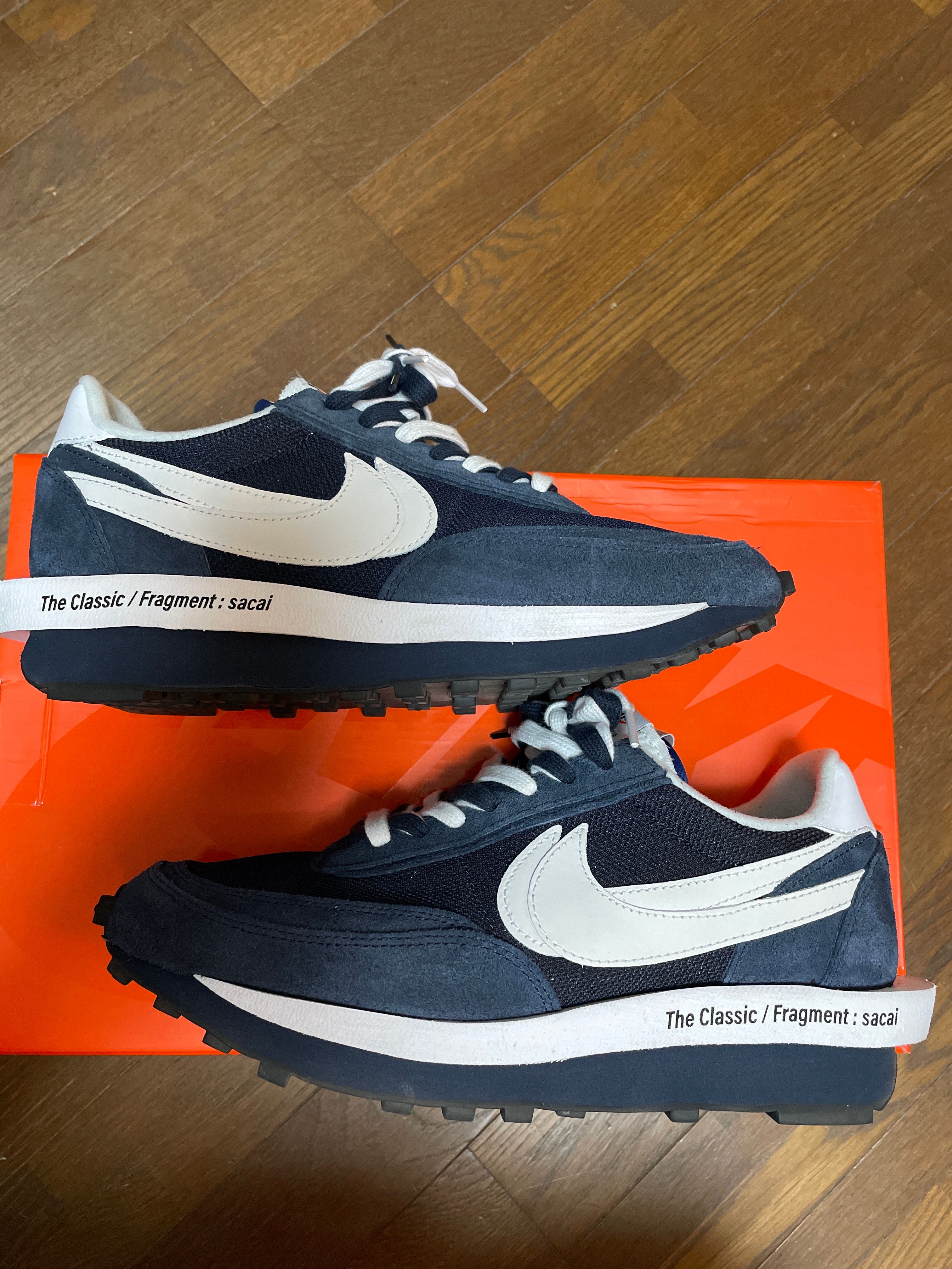 Fragment × sacai × Nike LD Waffle "Blackended Blue"