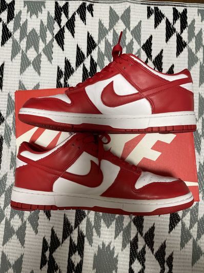 Nike Dunk Low SP "White and University Red"