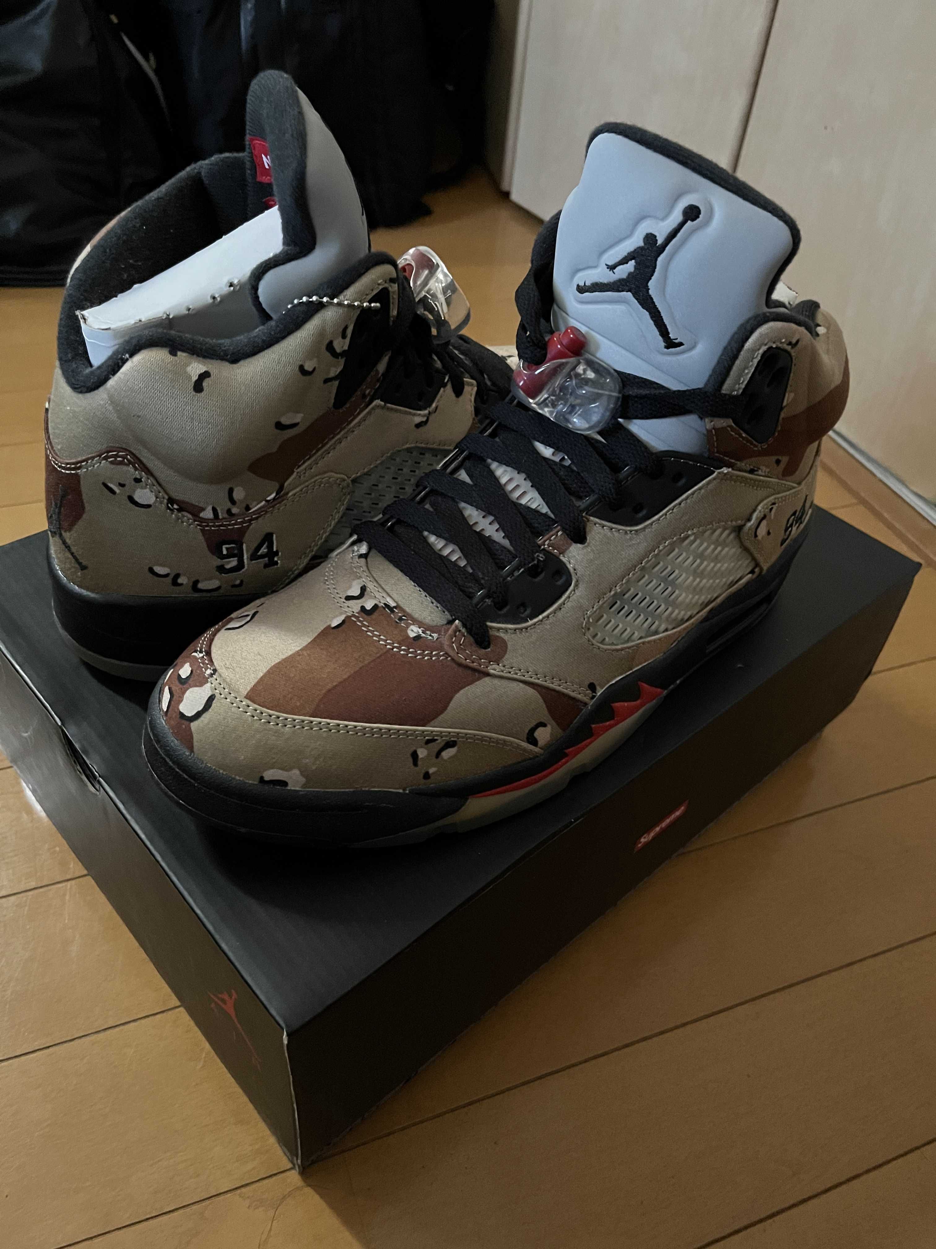 Supreme × Nike Air Jordan 5 Retro "Desert Camo"