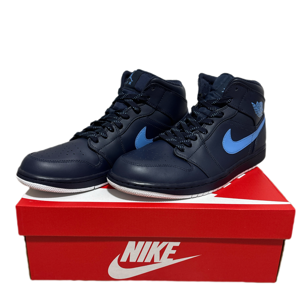 Nike Air Jordan 1 Retro Mid "Obsidian/University Blue"
