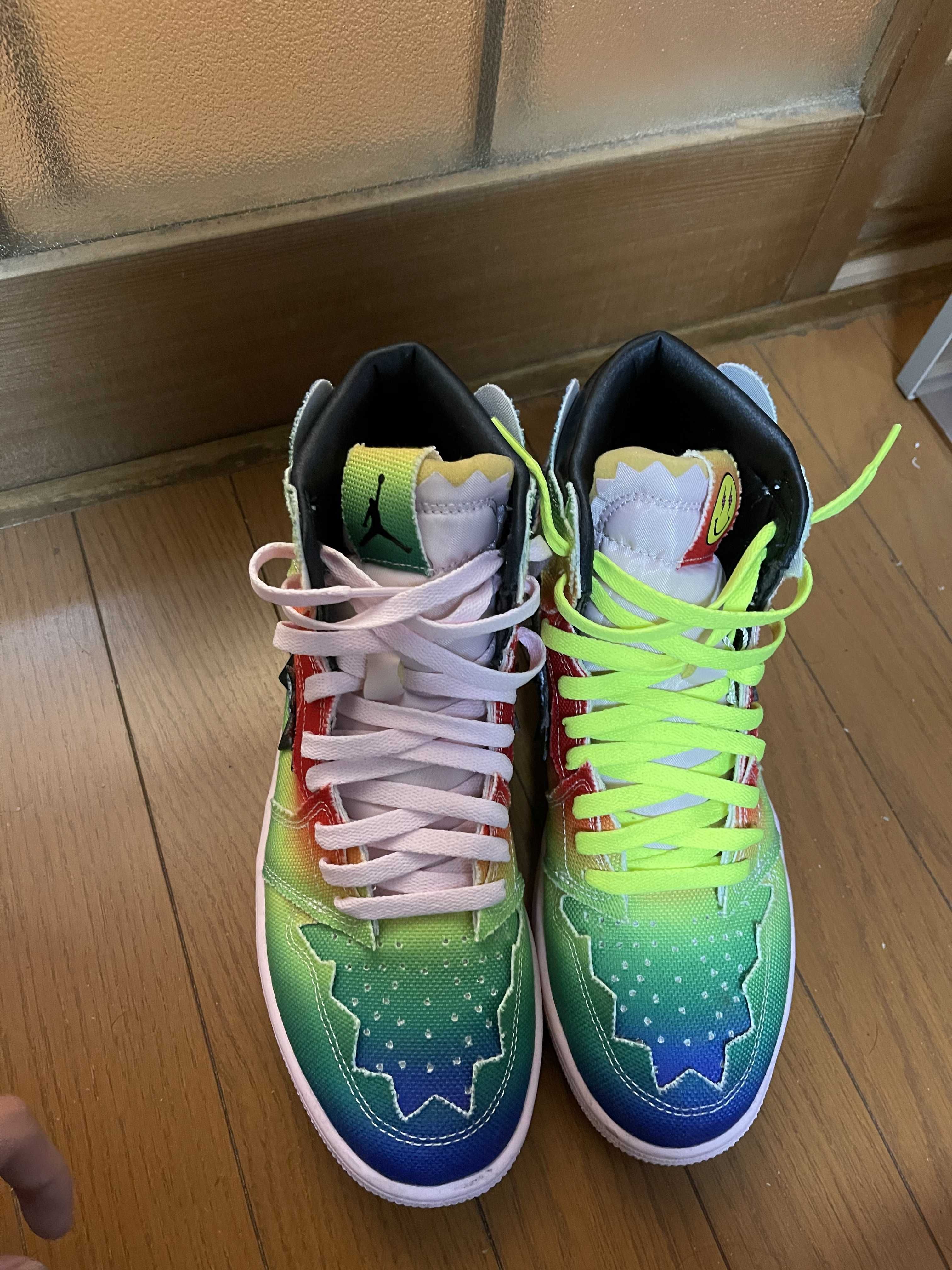 J Balvin × Nike Air Jordan 1 High OG "Rainbow"