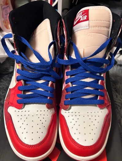 Spider-Man × Nike Air Jordan 1 Retro High OG SP "Spider-Man: Across the Spider-Verse/University Red"