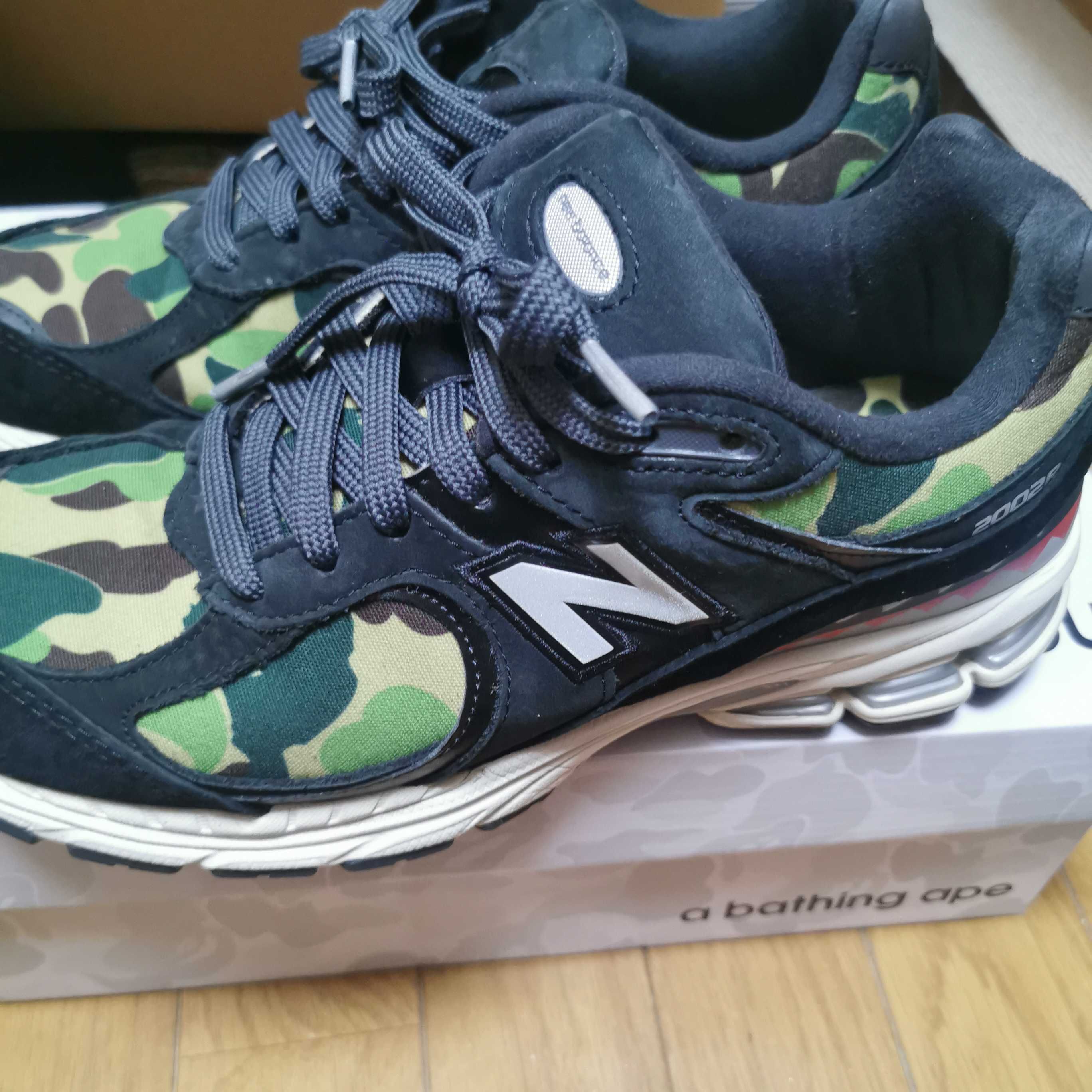 A BATHING APE × New Balance 2002R "Black"