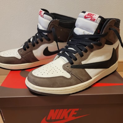 Travis Scott × Nike Air Jordan 1 Retro High OG TS SP "Sail/Dark Mocha"