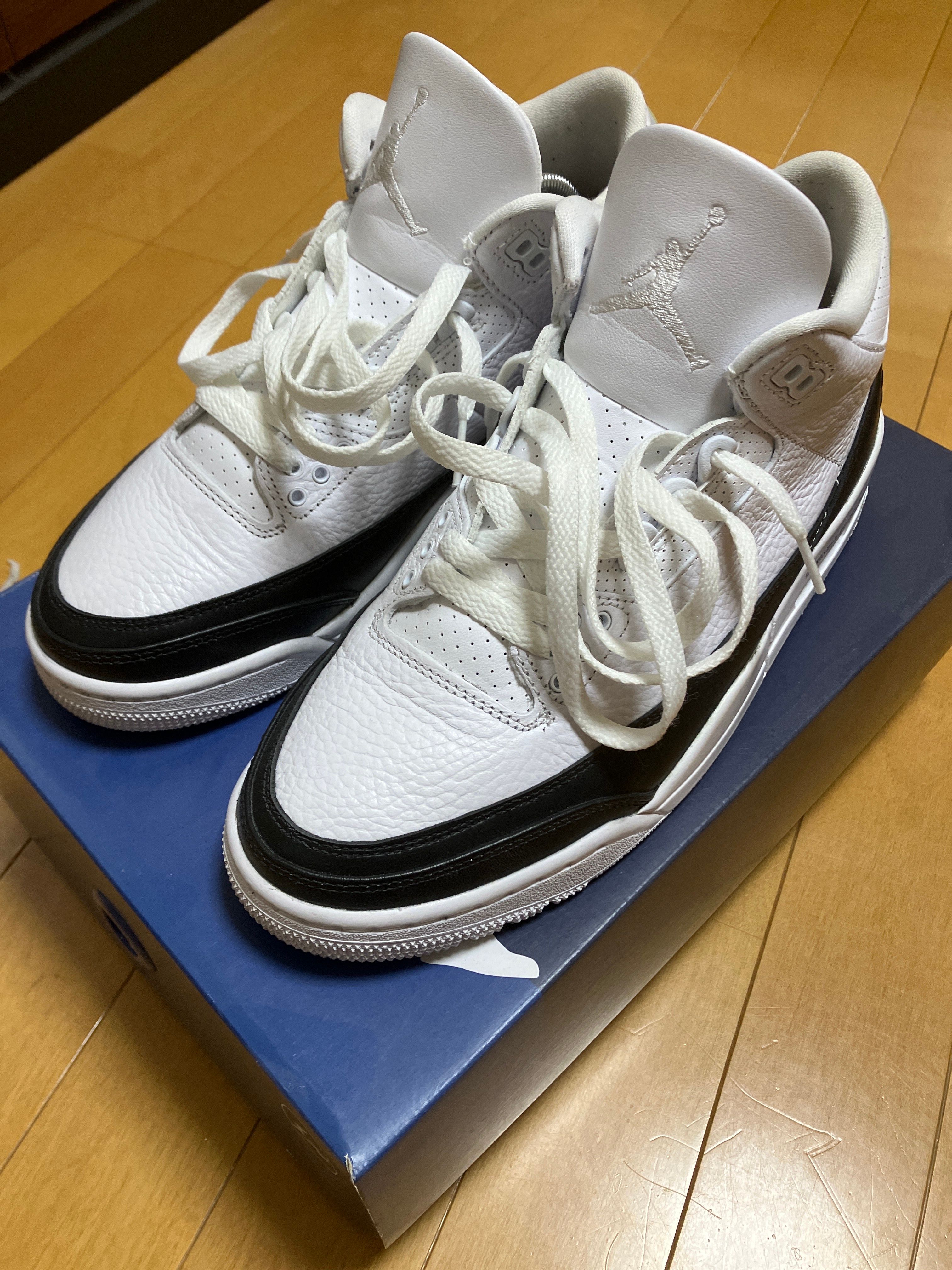 Fragment × Nike Air Jordan 3 "White/Black"
