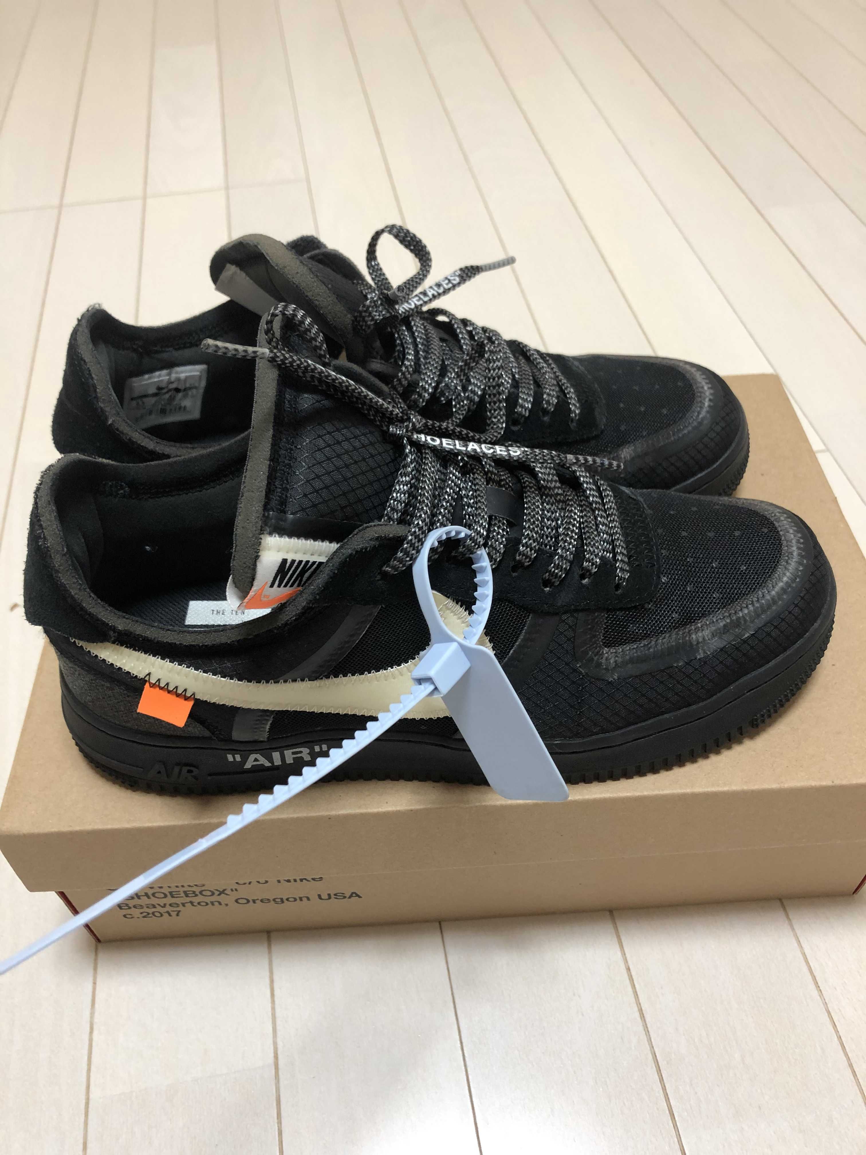 Off-White × Nike Air Force 1 Low "Black"