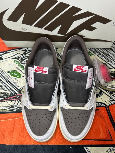 Travis Scott × Nike Air Jordan 1 Low OG SP "Reverse Mocha/Sail and Ridgerock"