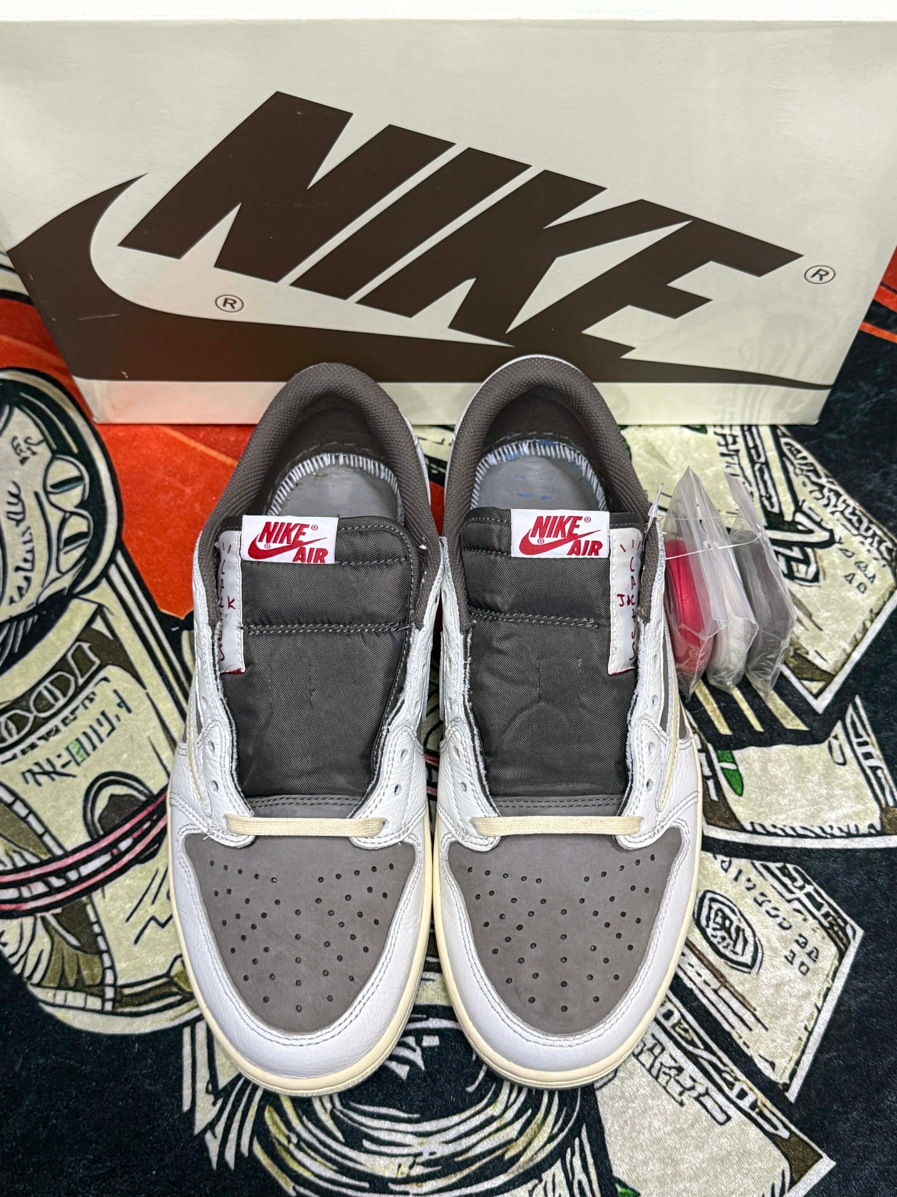 Travis Scott × Nike Air Jordan 1 Low OG SP "Reverse Mocha/Sail and Ridgerock"