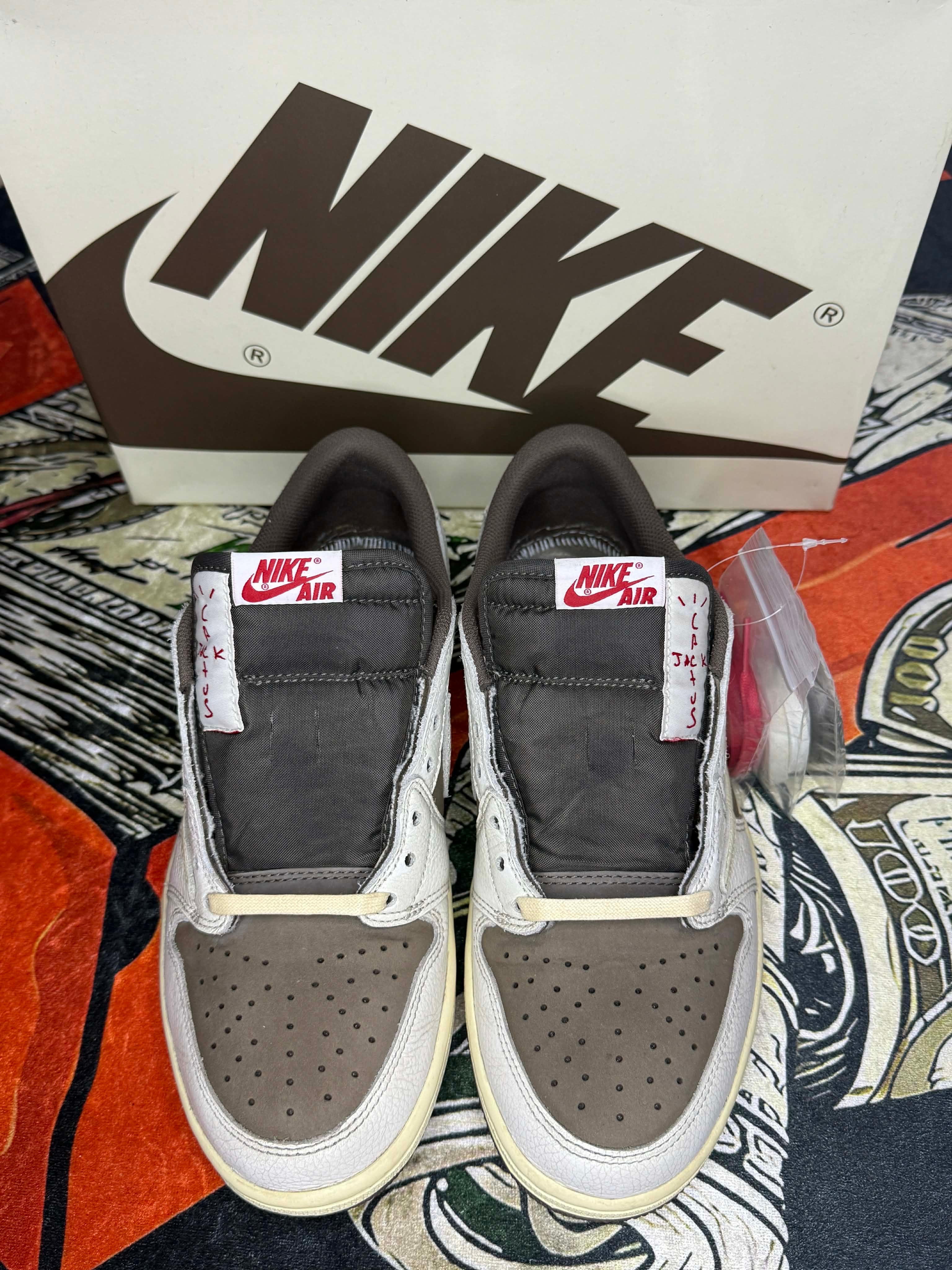 Travis Scott × Nike Air Jordan 1 Low OG SP "Reverse Mocha/Sail and Ridgerock"