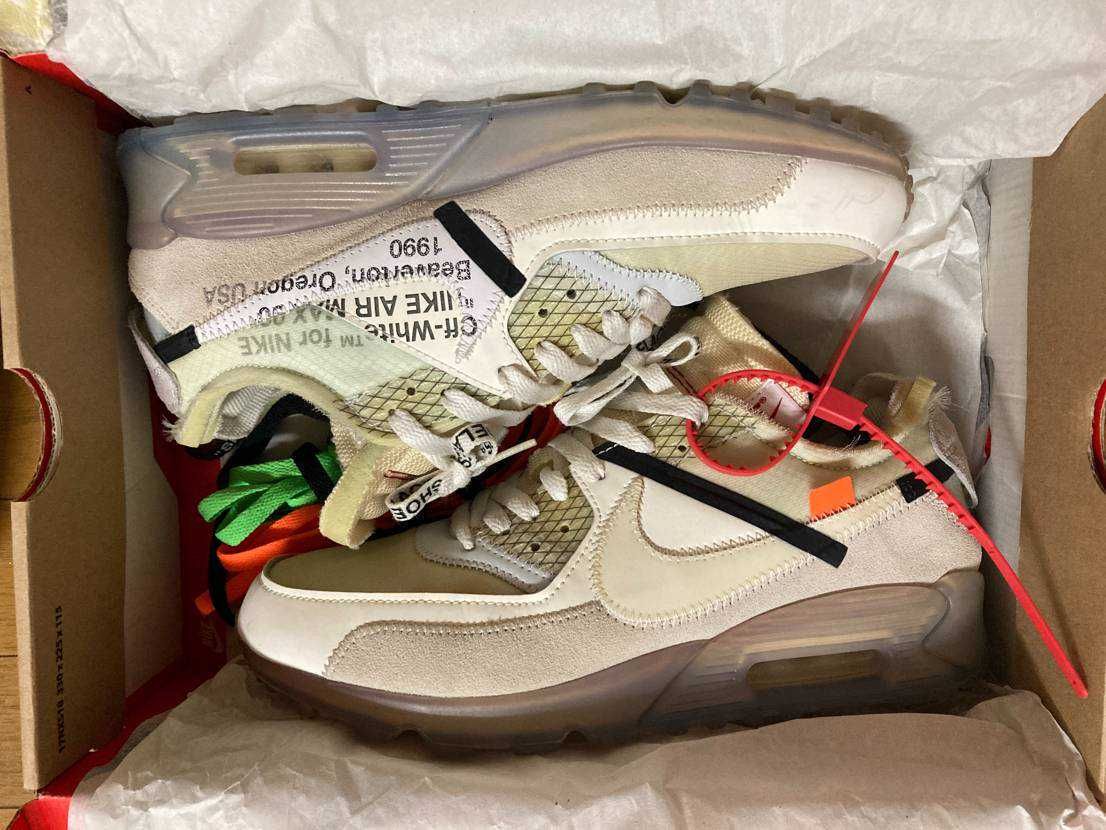Off-White × Nike Air Max 90 "The 10/Sail"