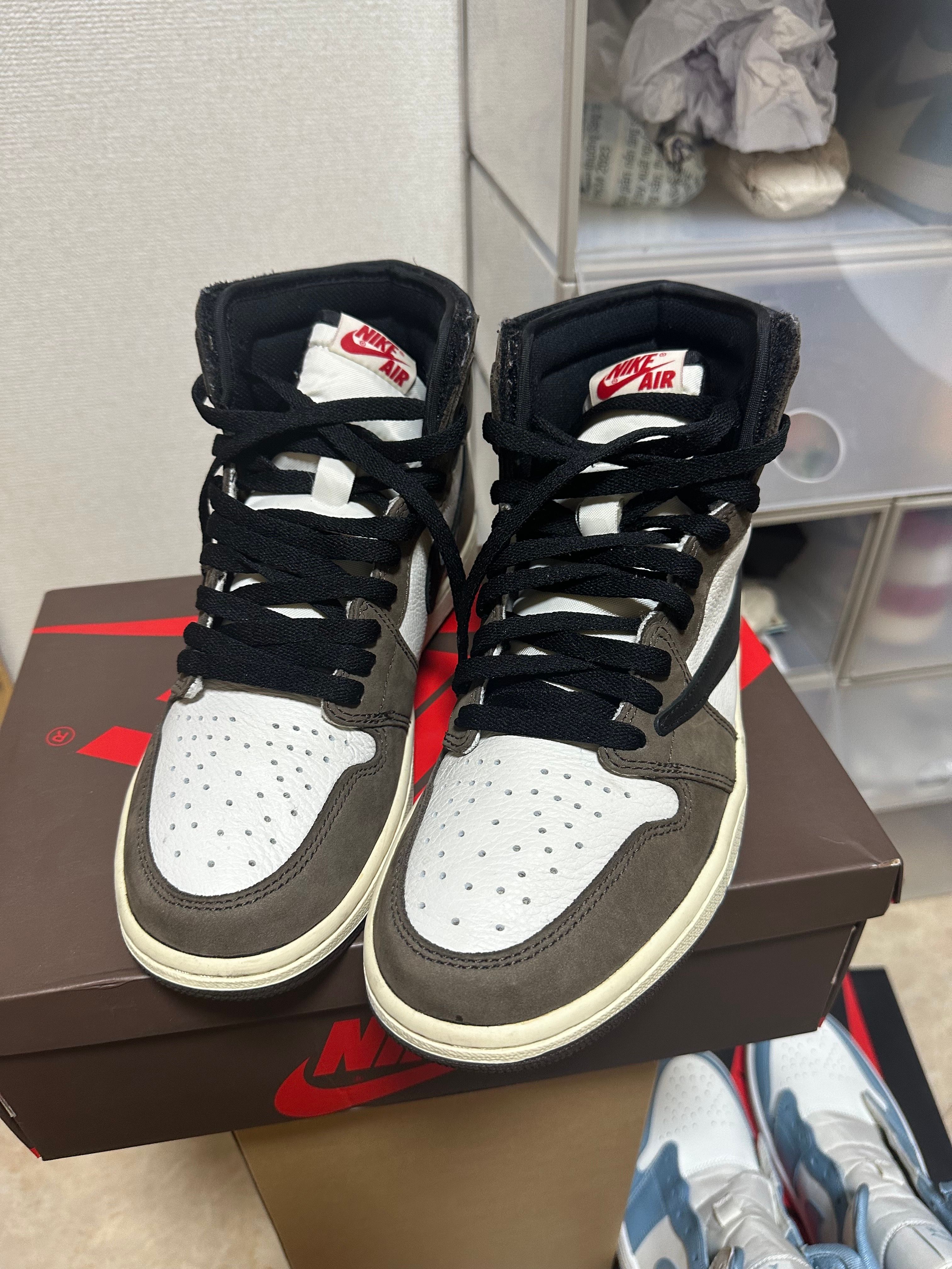 Travis Scott × Nike Air Jordan 1 Retro High OG TS SP "Sail/Dark Mocha"