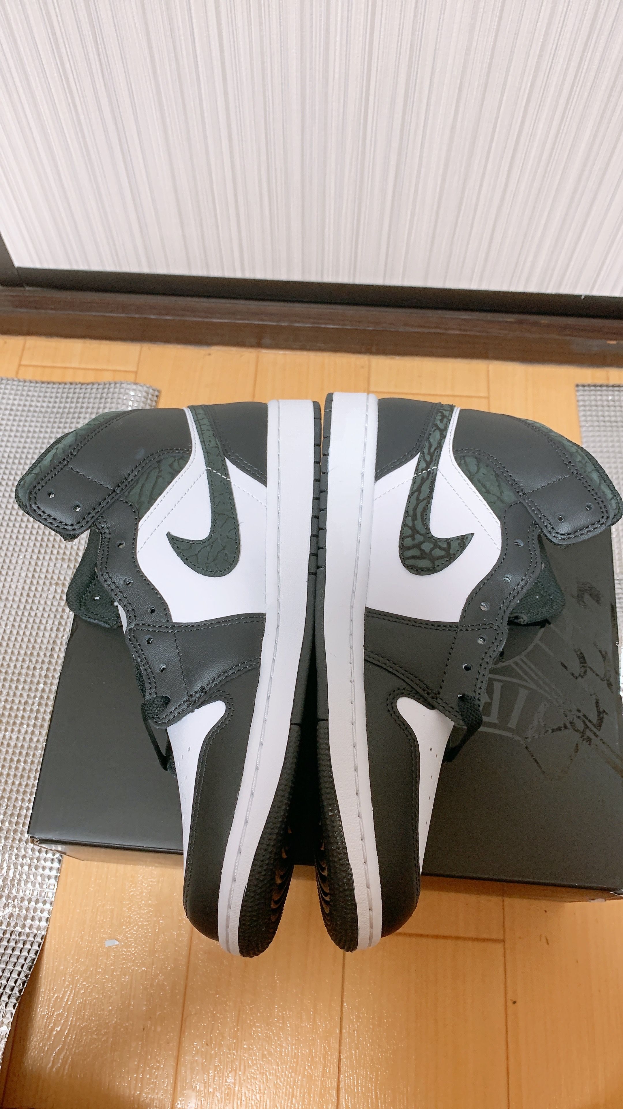 Nike Air Jordan 1 Mid "Panda Elephant/Safari"