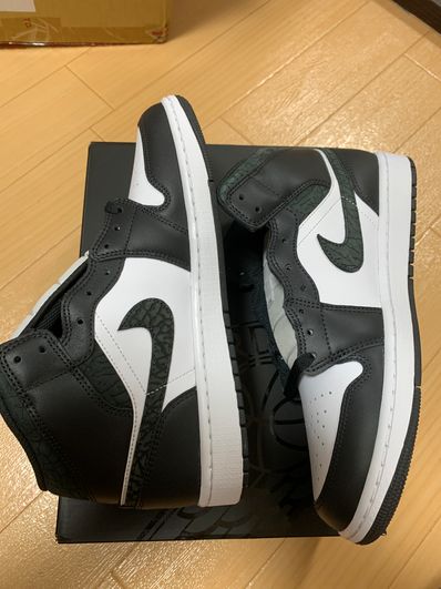 Nike Air Jordan 1 Mid "Panda Elephant/Safari"