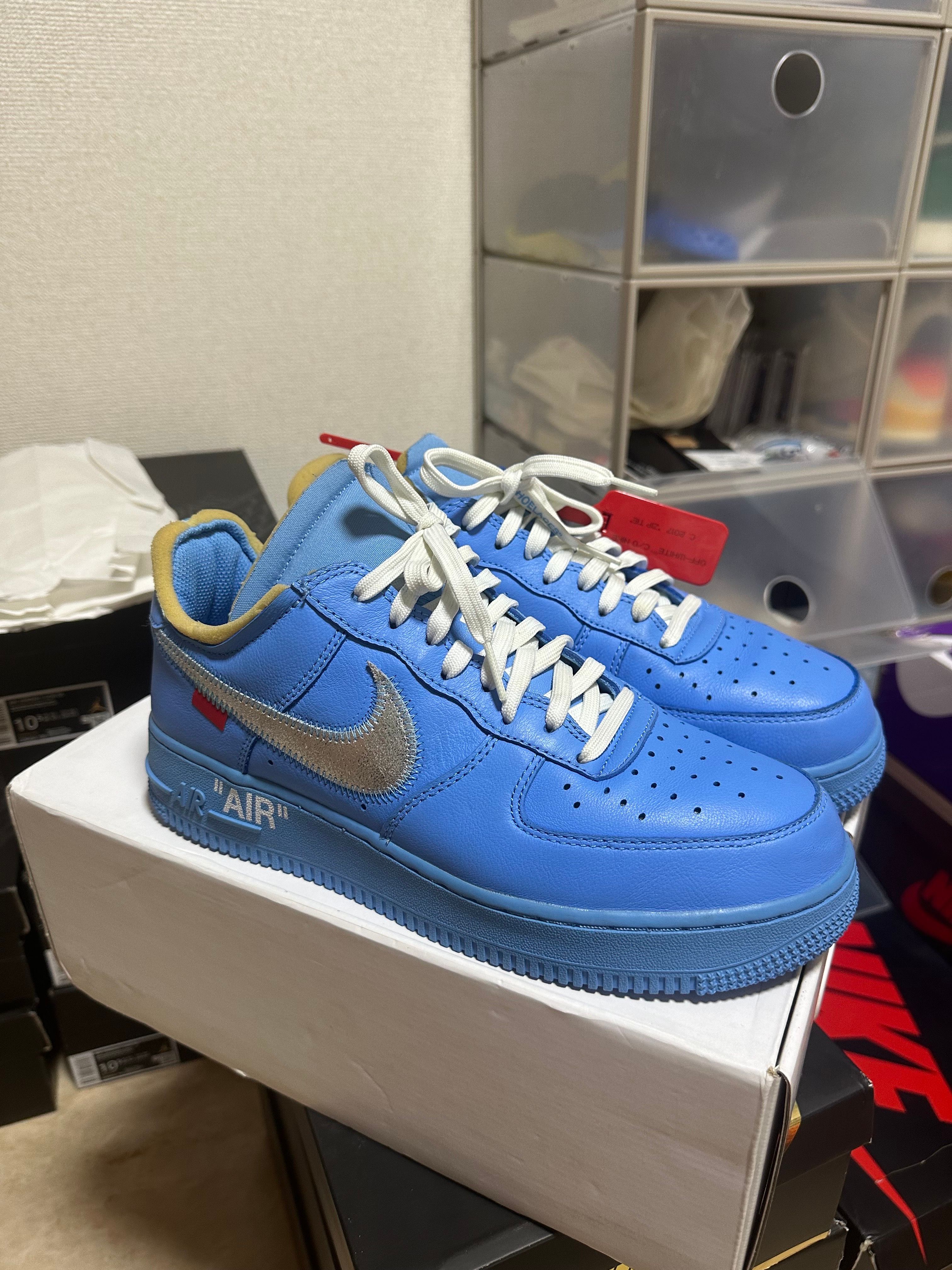 Off-White × Nike Air Force 1 Low "MCA University Blue"