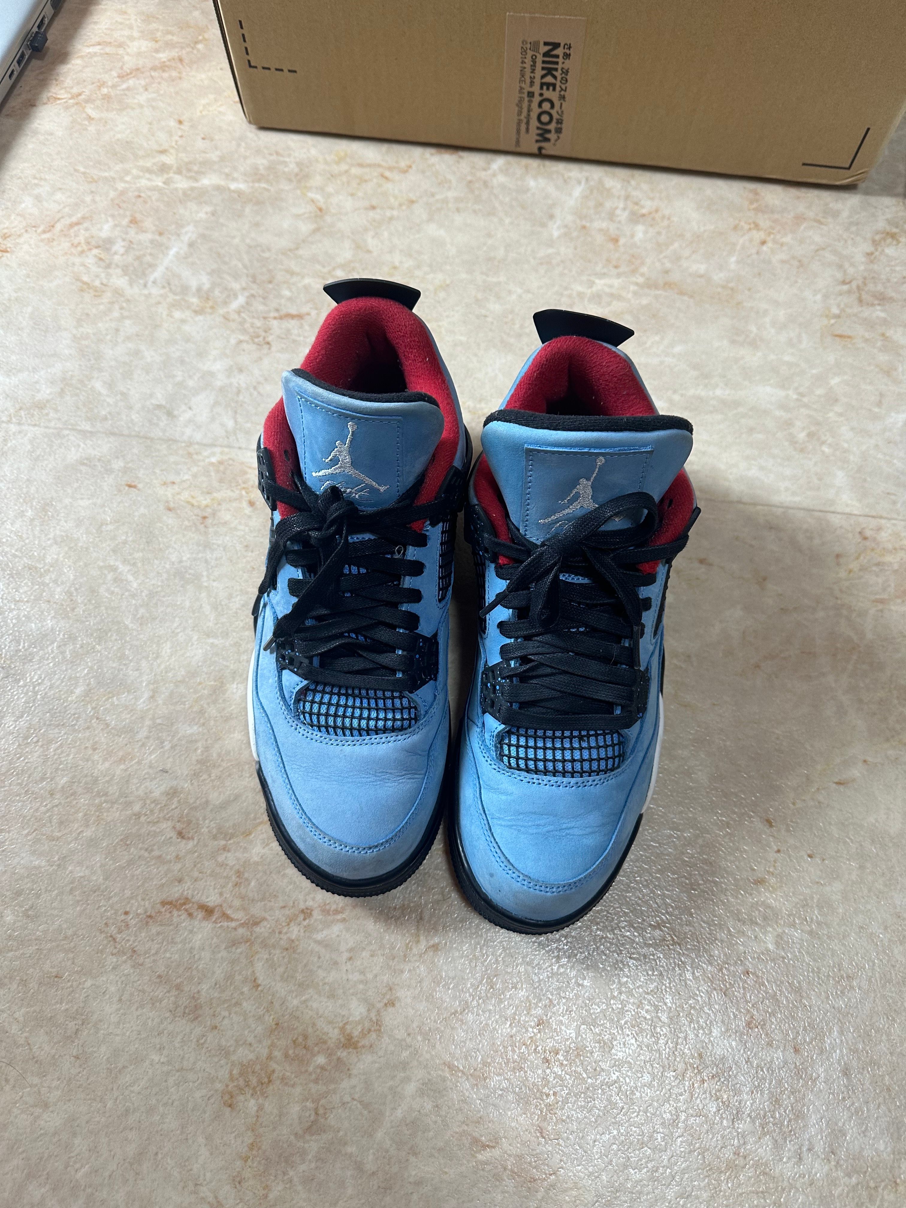 Travis Scott × Nike Air Jordan 4 Retro Cactus Jack "University Blue"