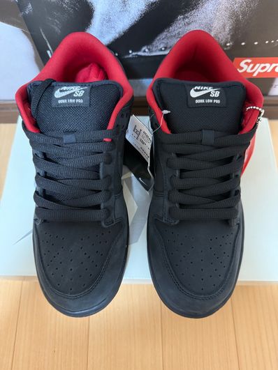 シュプリーム × ナイキ SB ダンク ロー "ブラック" (25FW Week2)