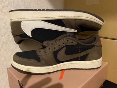 Travis Scott × Nike Air Jordan 1 Low OG SP-T "Black/Dark Mocha"