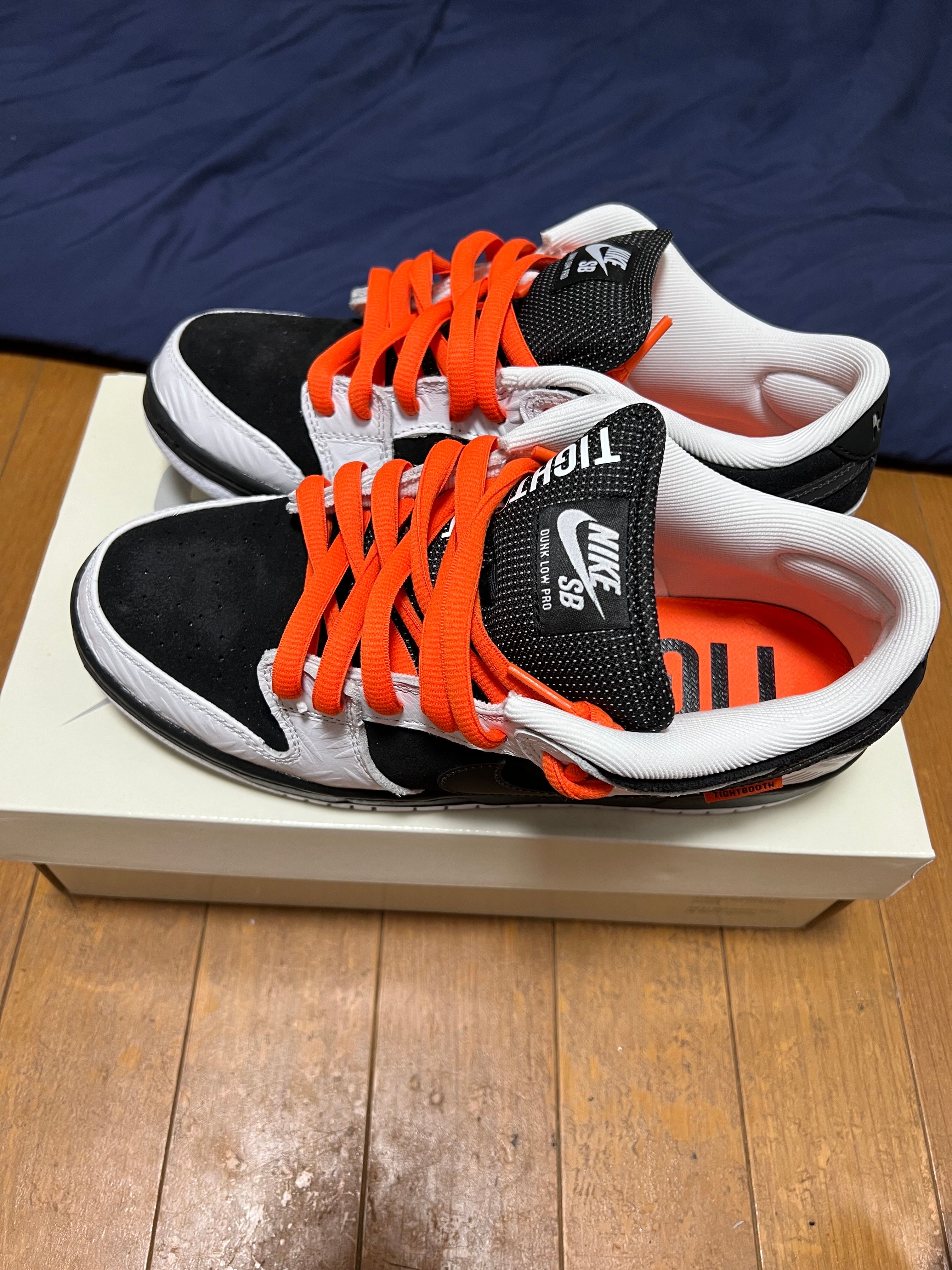 TIGHTBOOTH × Nike SB Dunk Low Pro QS "Black and White"