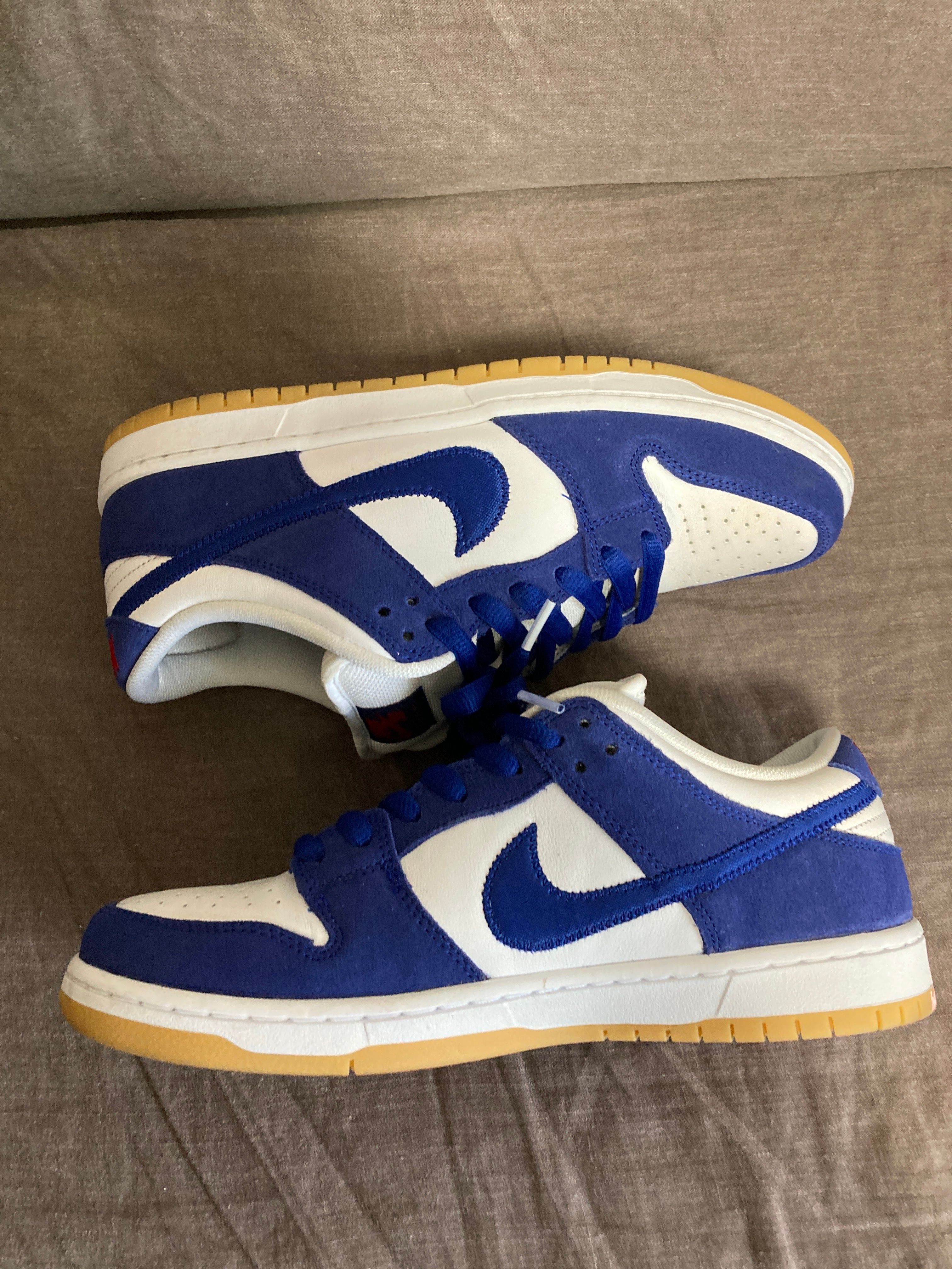 Nike SB Dunk Low "Los Angeles Dodgers/Deep Royal Blue"