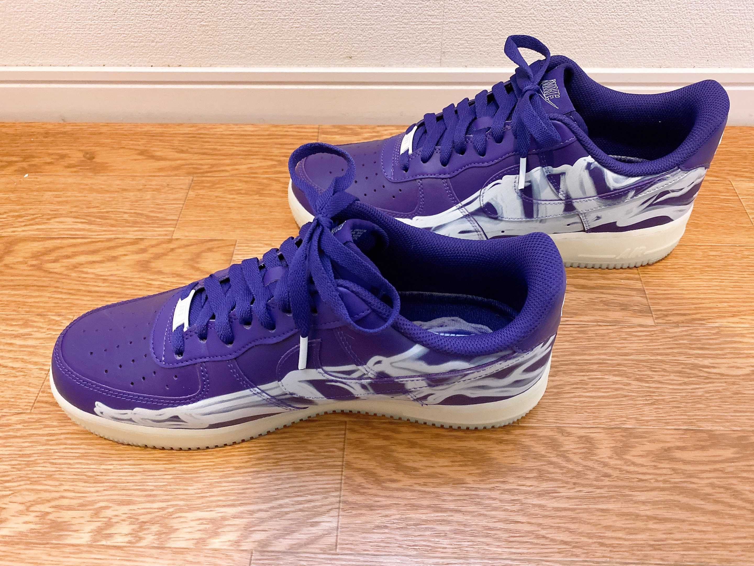 Nike Air Force 1 "Purple Skeleton"