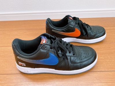 KITH × Nike Air Force 1 Low New York Knicks "Black/Brilliant Orange/Rush/Brilliant White"