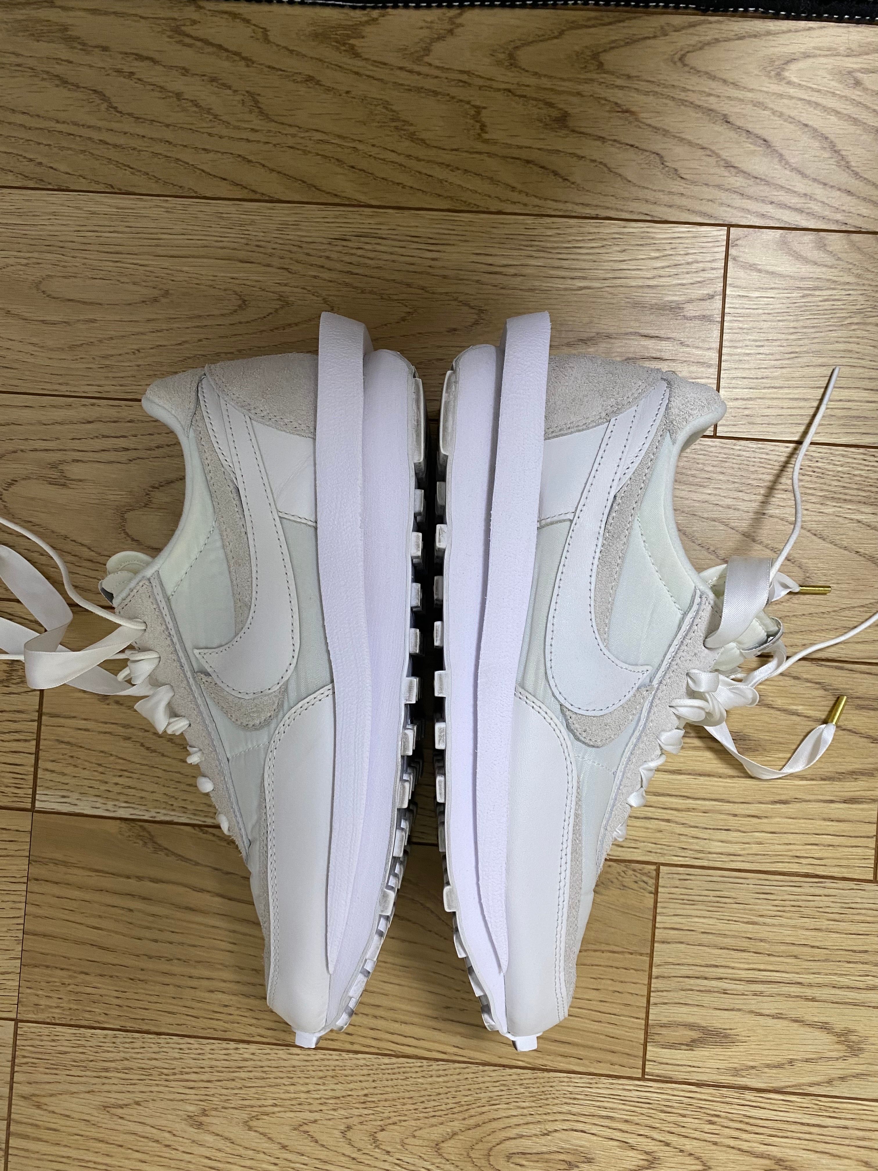 sacai × Nike LDV Waffle "Triple White"