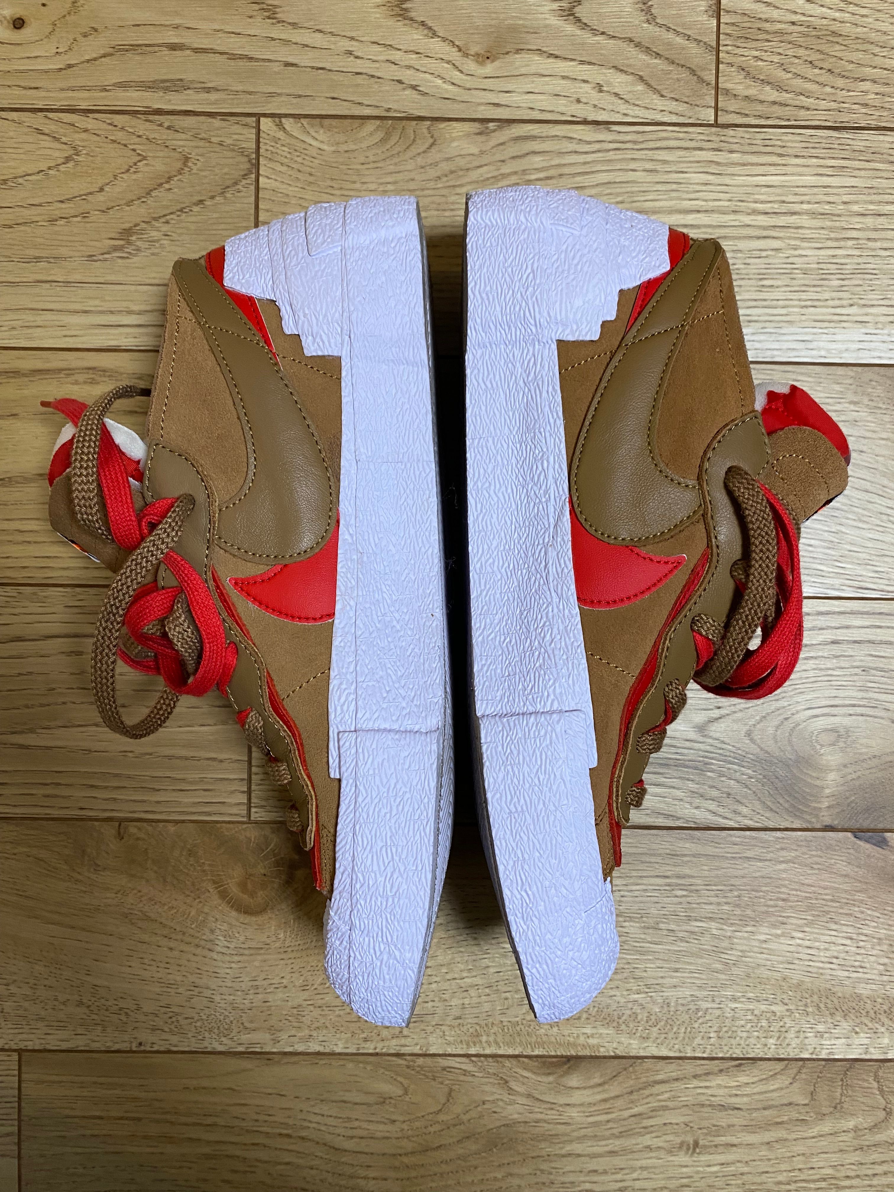 SACAI × NIKE BLAZER LOW "BRITISH TAN"