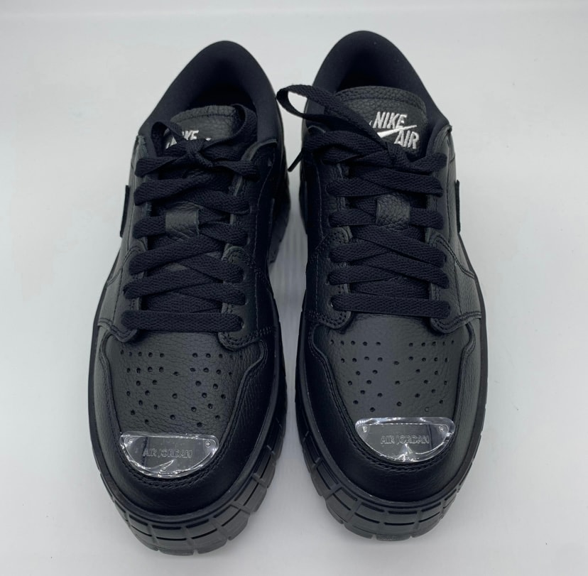 Nike Women's Air Jordan 1 Brooklyn Low "Black/White/Metallic Black"