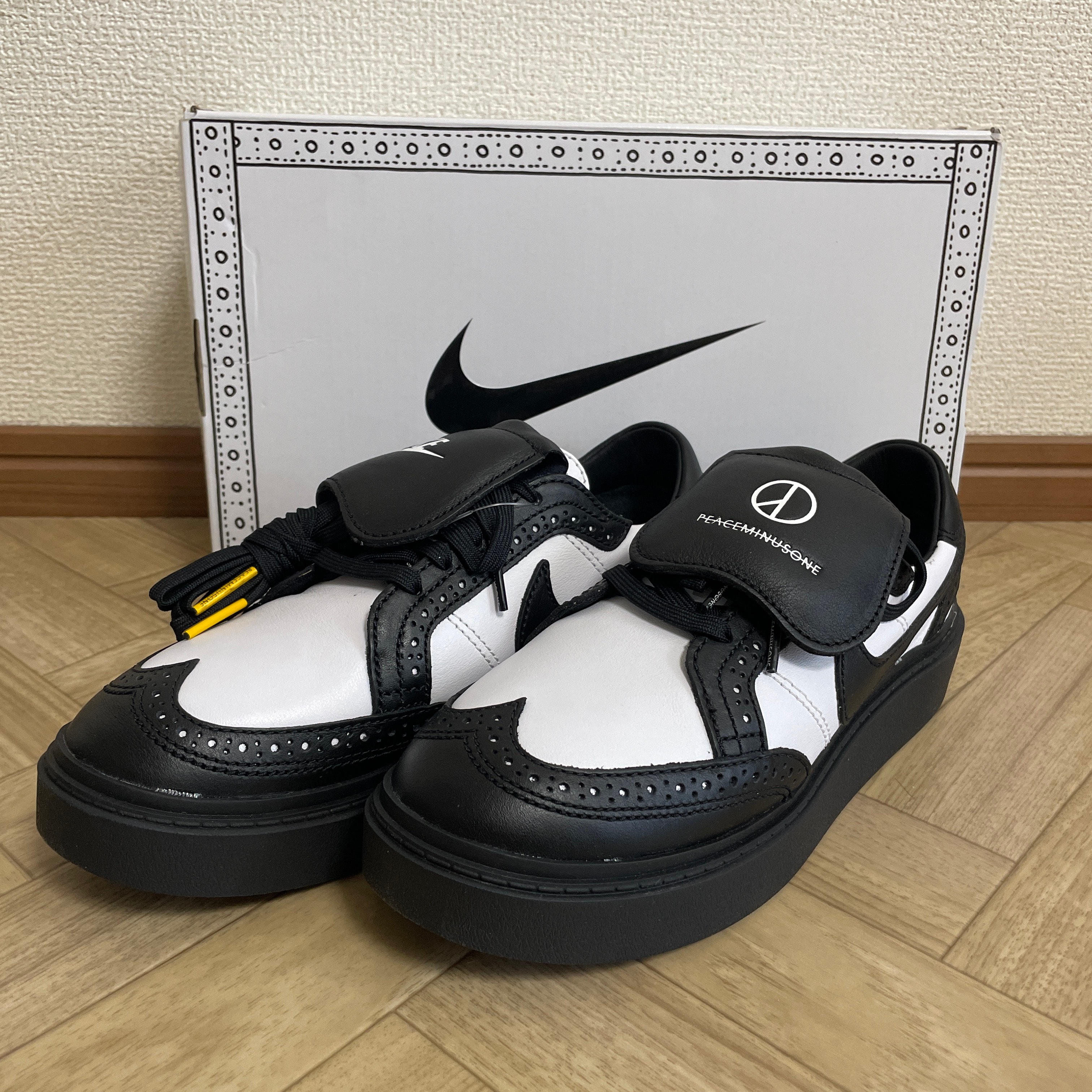 ピースマイナスワン × ナイキ クウォンド1 "ブラックアンドホワイト" / ジードラゴン