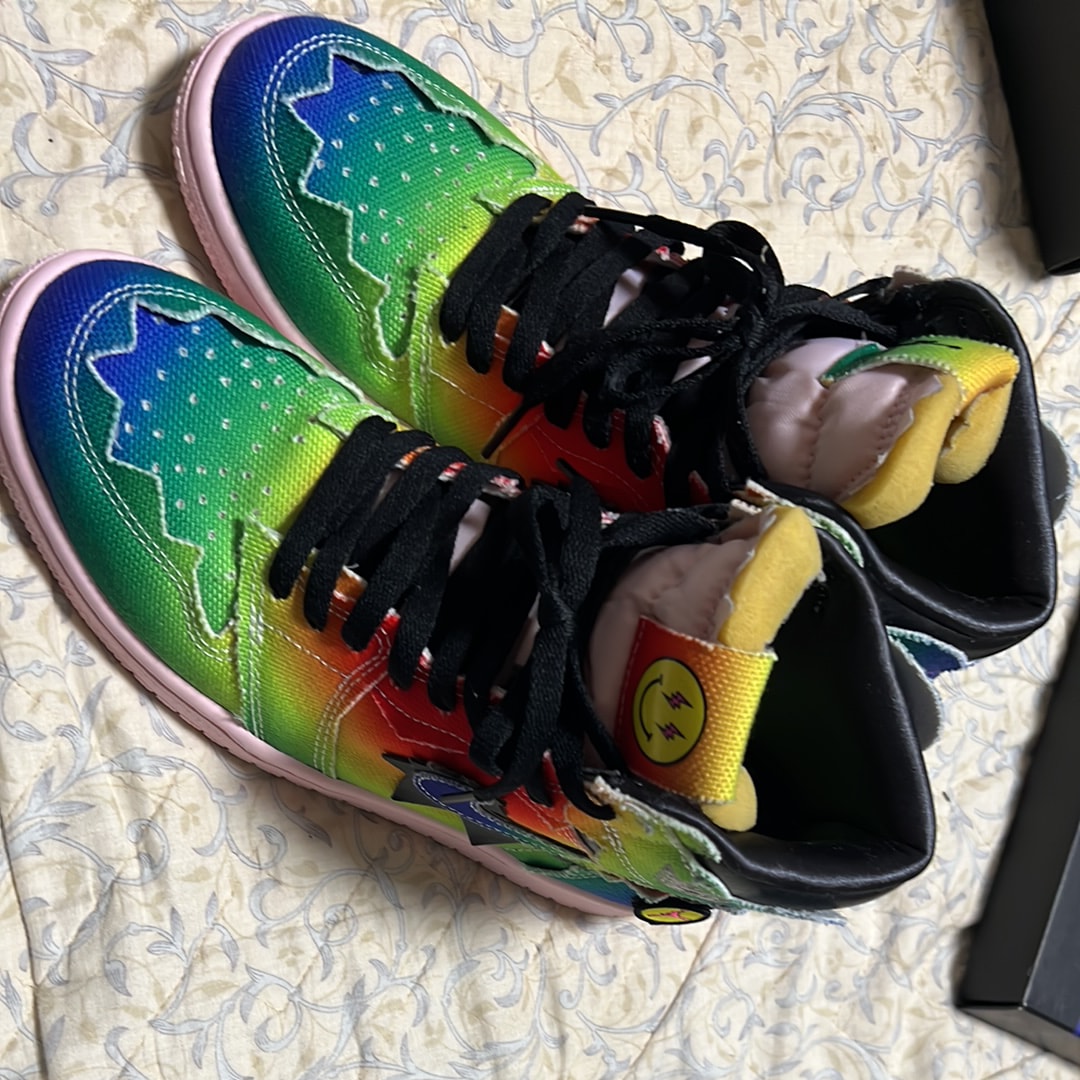 J Balvin × Nike Air Jordan 1 High OG "Rainbow"