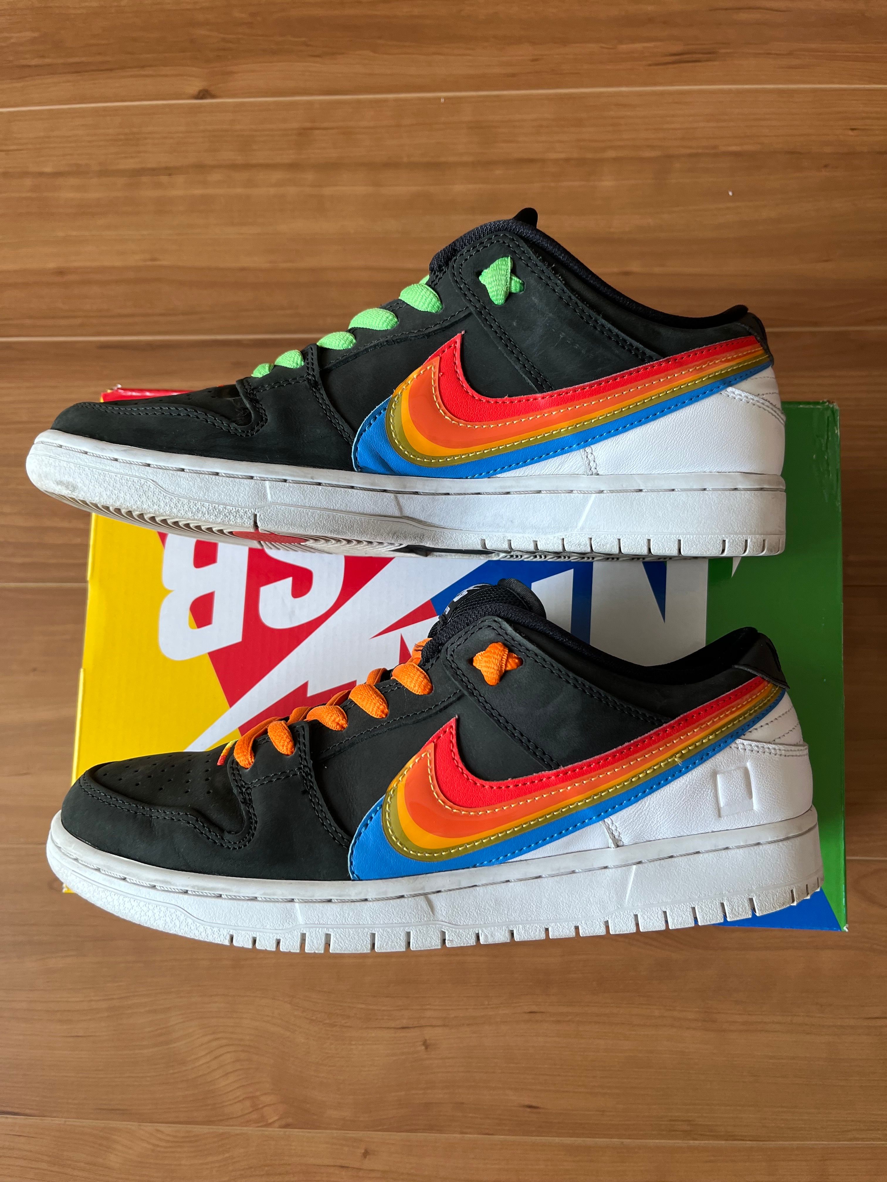 Polaroid × Nike SB Dunk Low Pro QS "Black/White"