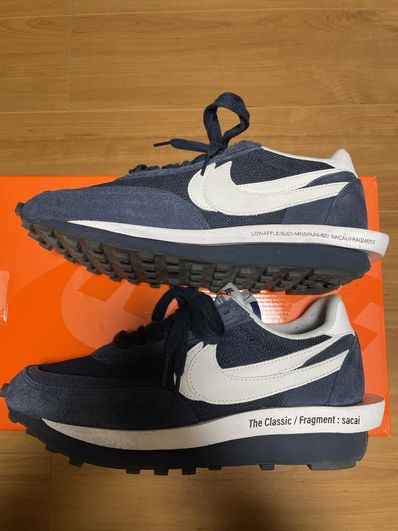 Fragment × sacai × Nike LD Waffle "Blackended Blue"
