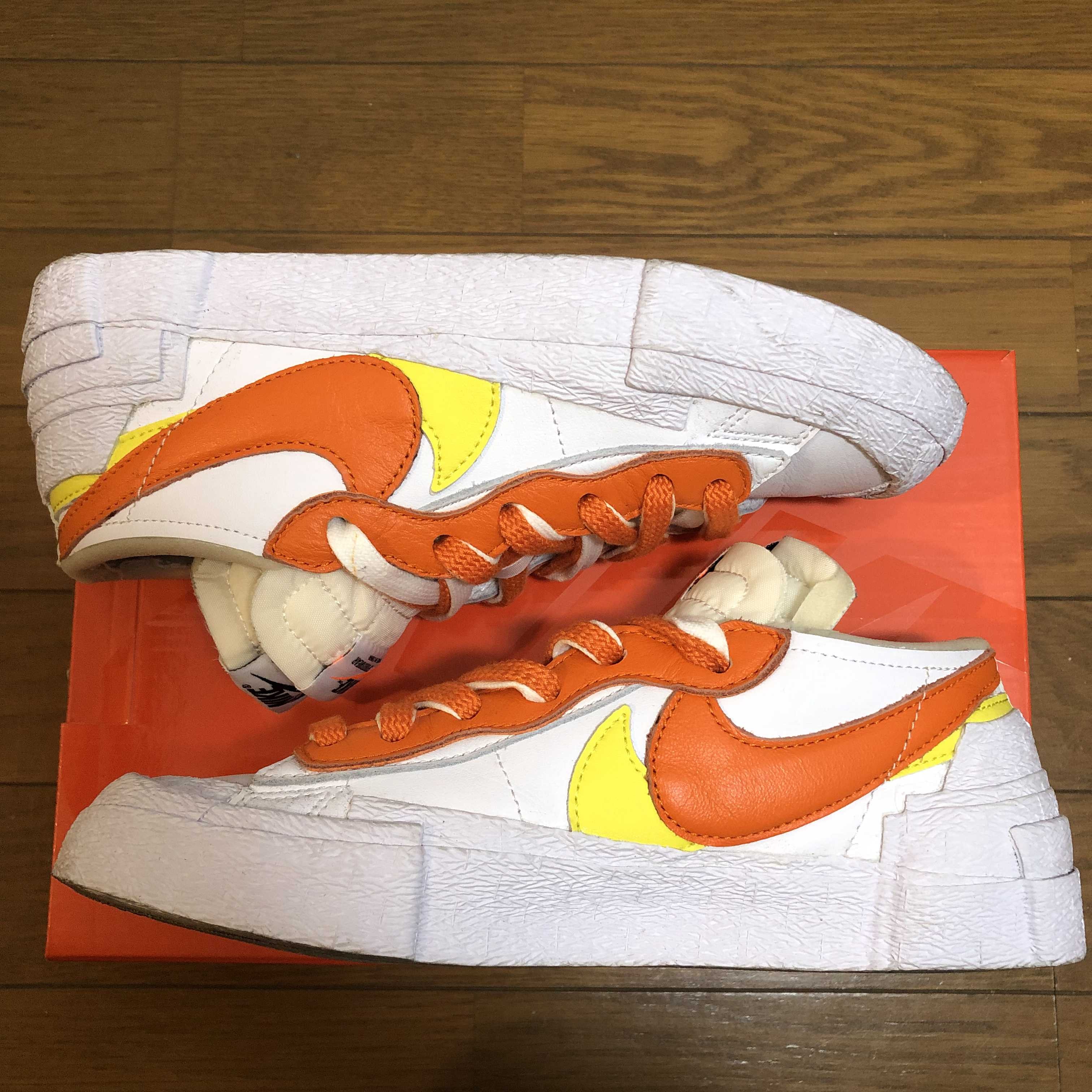 SACAI × NIKE BLAZER LOW "MAGMA ORANGE"