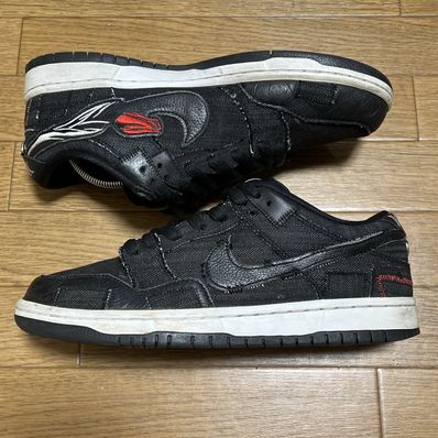 Wasted Youth × Nike SB Dunk Low "Black Denim"(Special Box) / VERDY