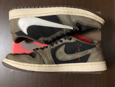 Travis Scott × Nike Air Jordan 1 Low OG SP-T "Black/Dark Mocha"